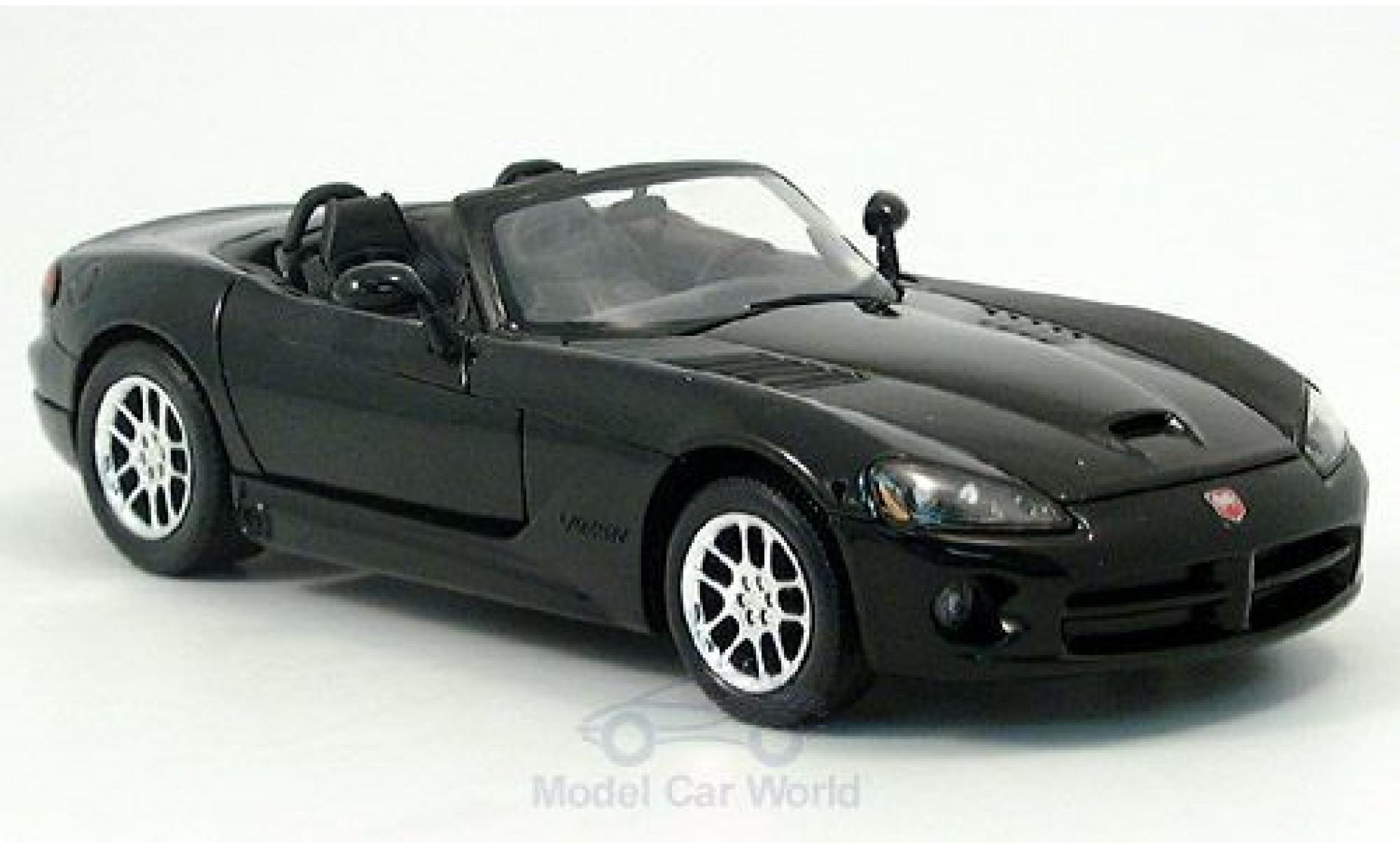 Dodge Viper 1/24 Welly SRT-10 nero modellino in miniatura