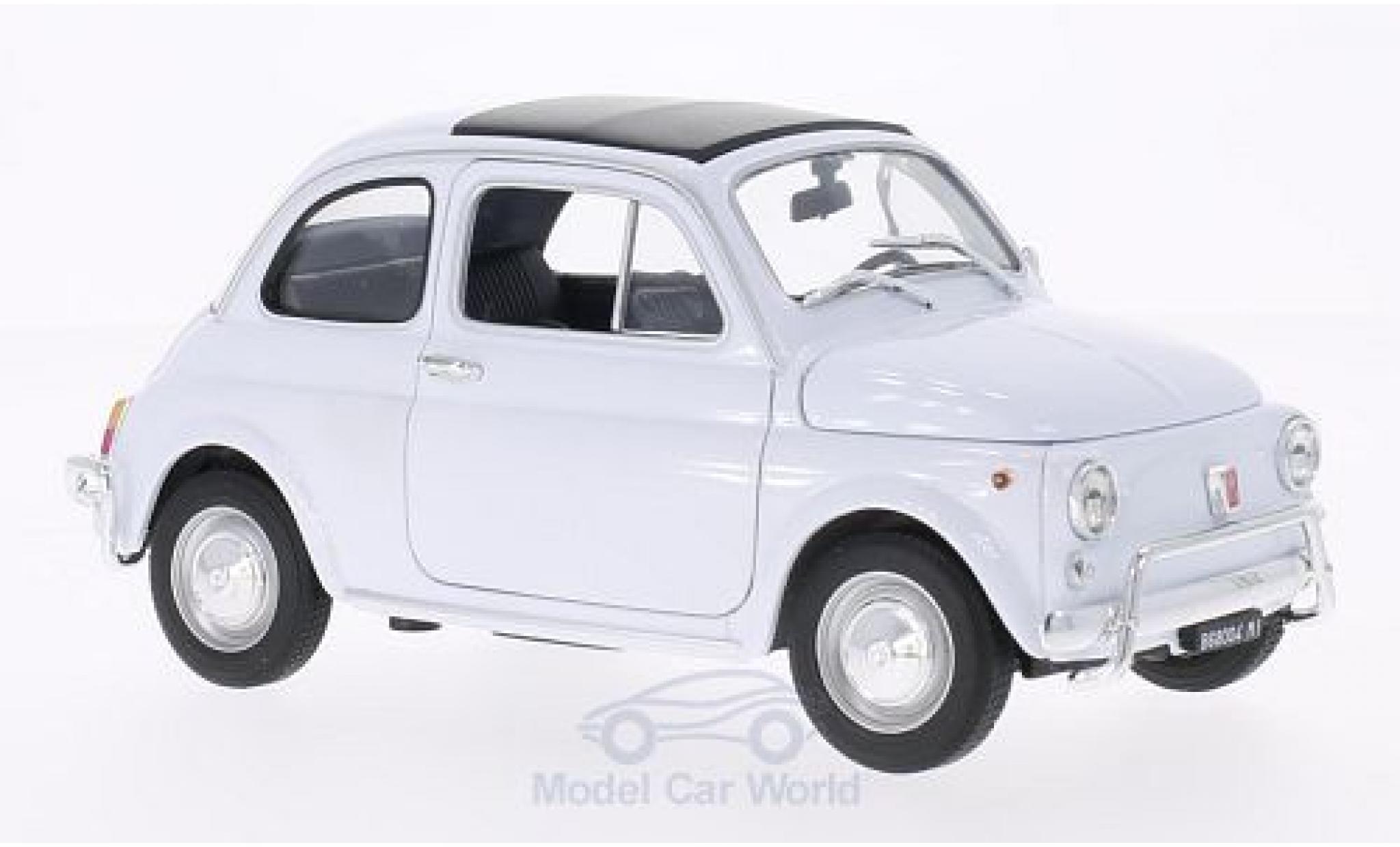 Fiat 500 1/18 Welly bianco 1957 modellino in miniatura