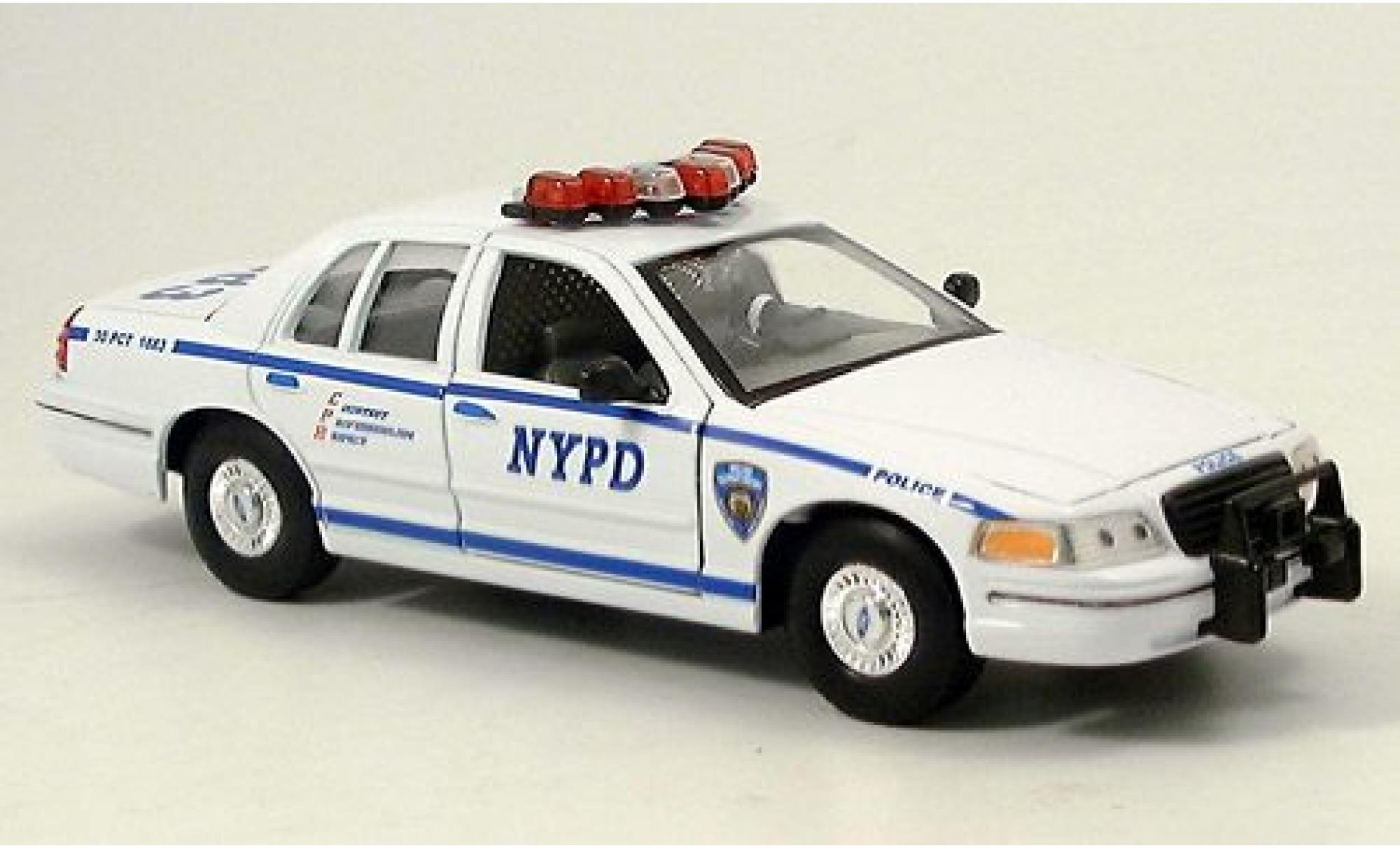 Ford Crown 1/24 Welly VictoriaPolizei NYPD 1:24 modellino in miniatura