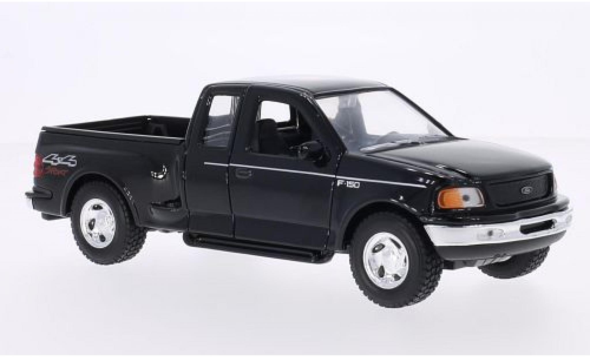 Ford F-1 1/24 Welly 50 Flareside Supercab nero 1999 modellino in miniatura