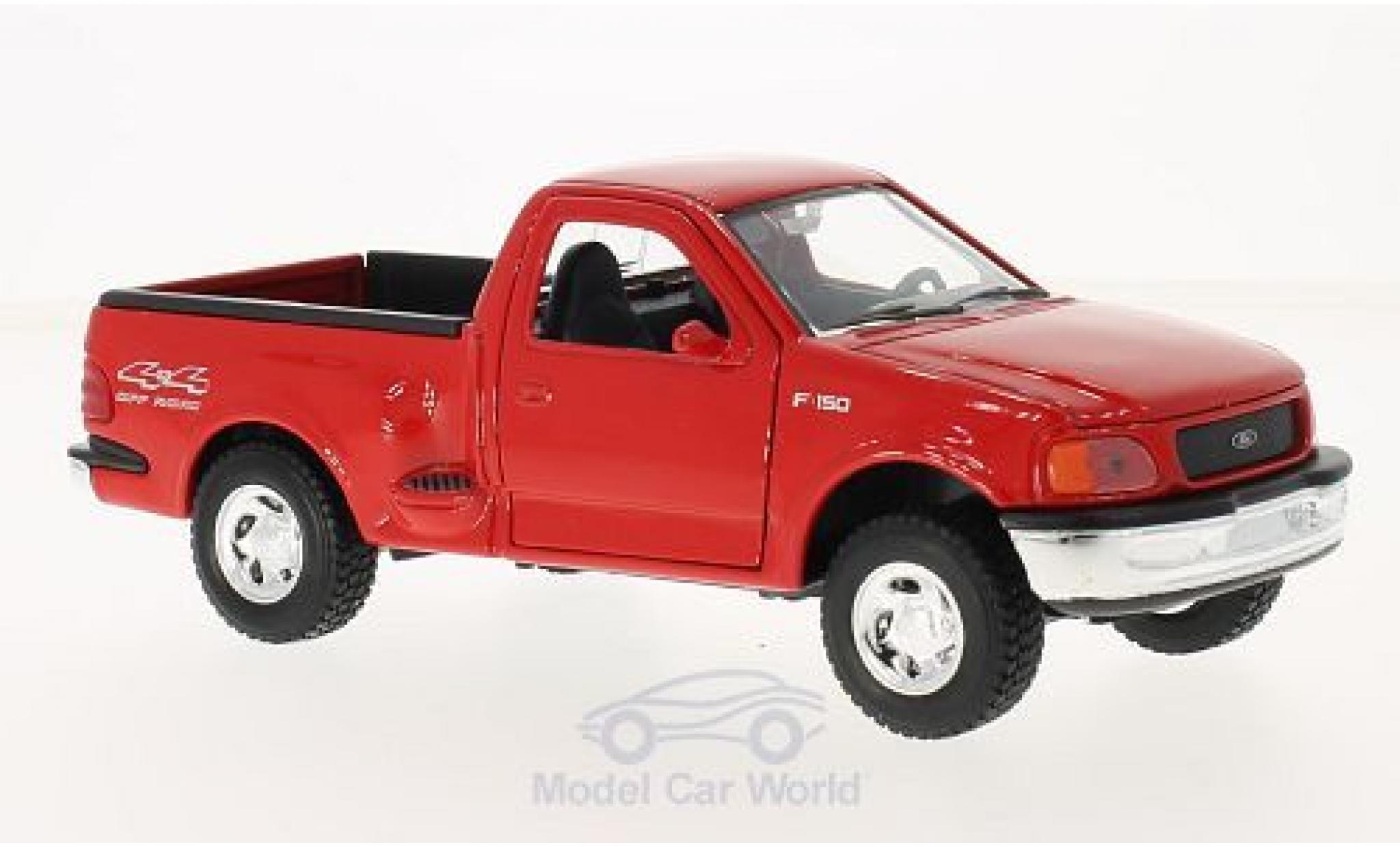 Ford F-1 1/24 Welly 50 Styleside rosso 1999 modellino in miniatura