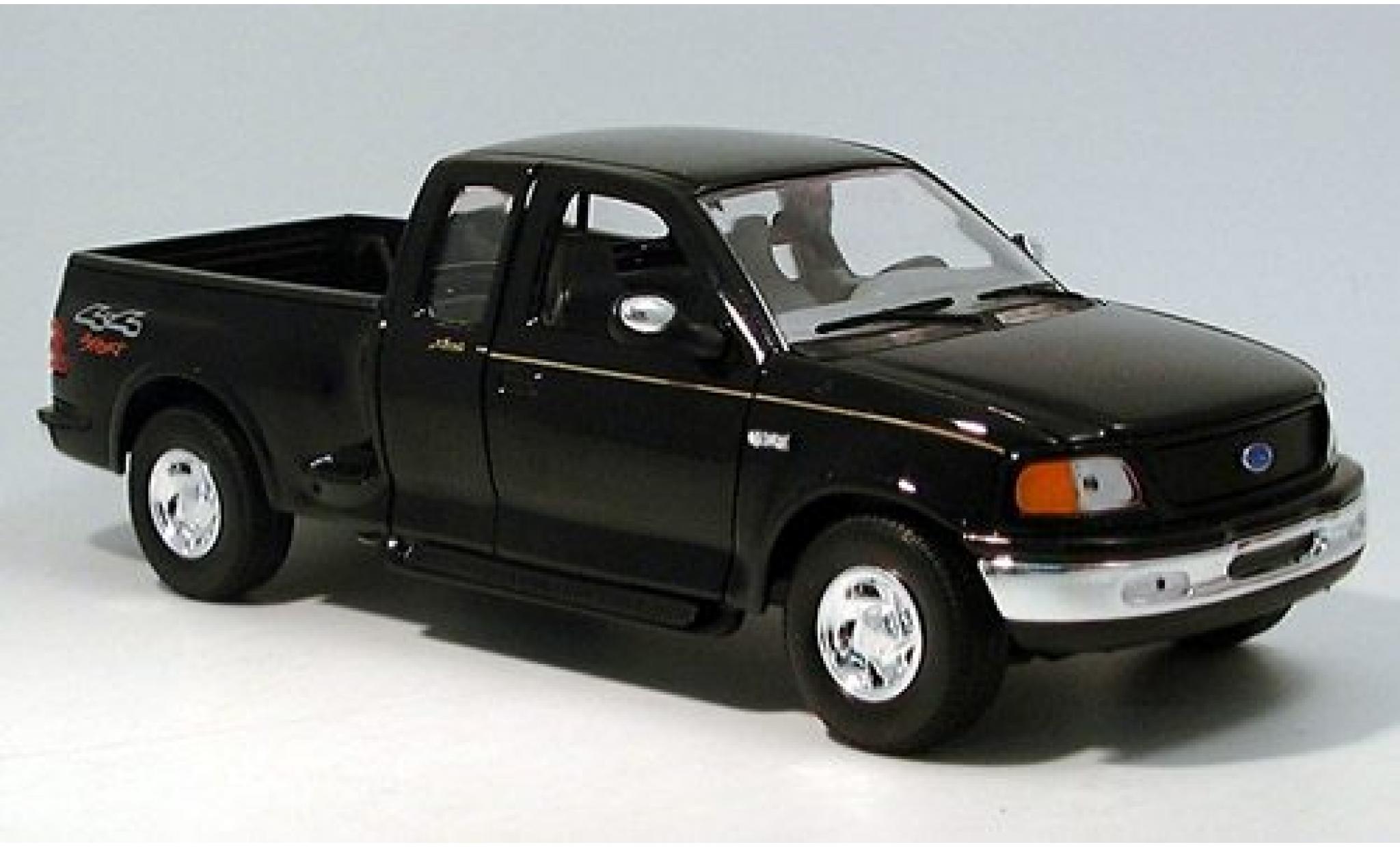 Ford F-1 1/18 Welly 50 Super Cab schwarz 1999 1:18 modellino in miniatura