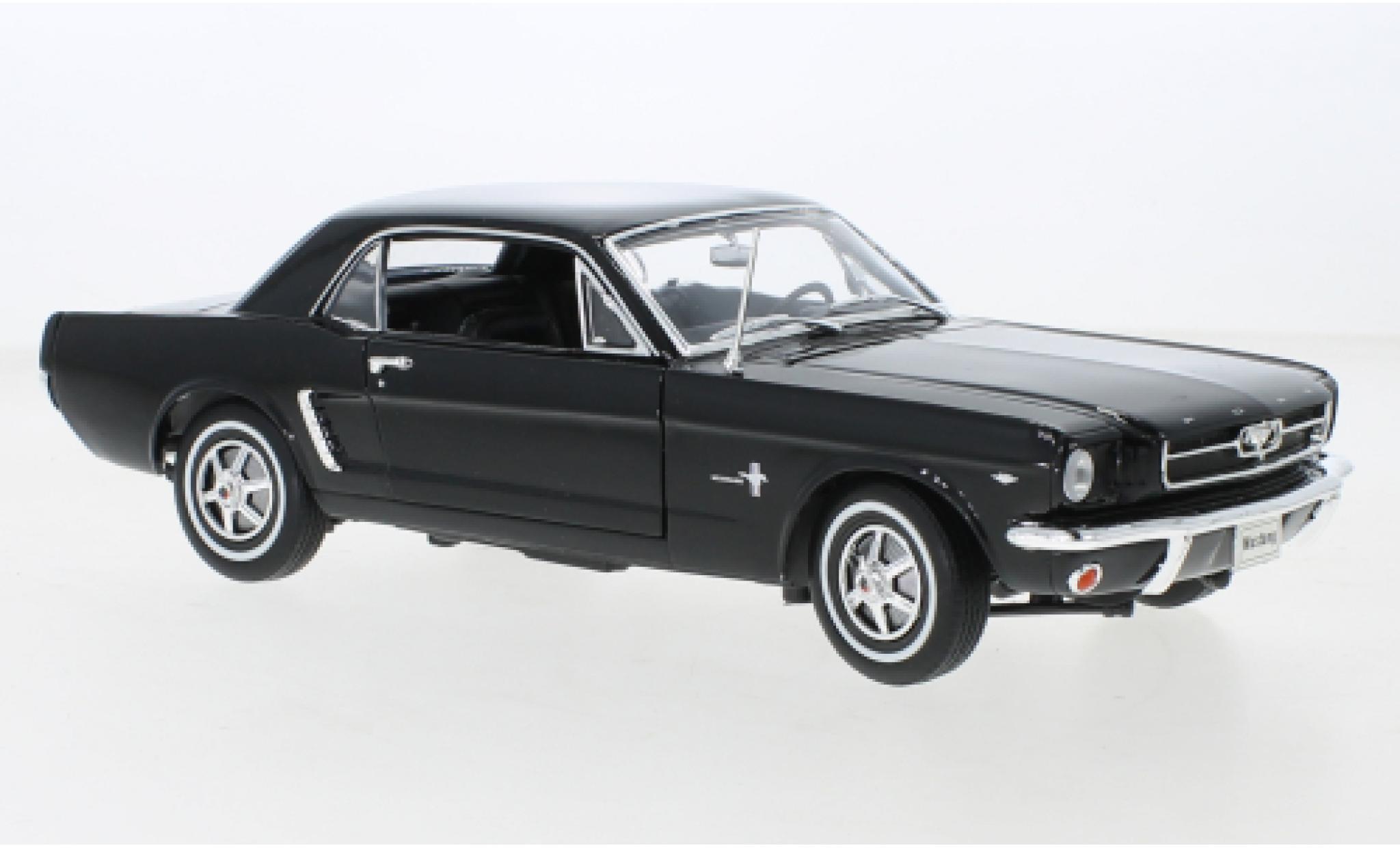 Ford Mustang 1/18 Welly Coupe schwarz 1964 1:18 modellino in miniatura