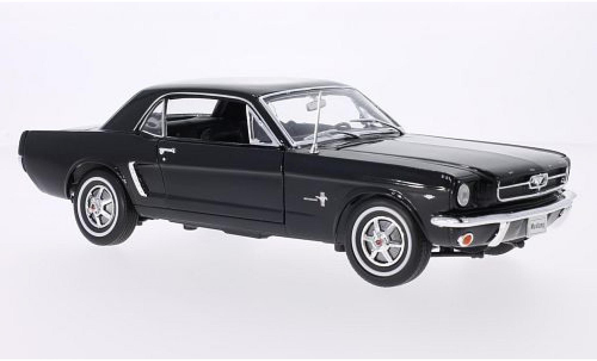 Ford Mustang 1/24 Welly Coupe nero 1964 modellino in miniatura