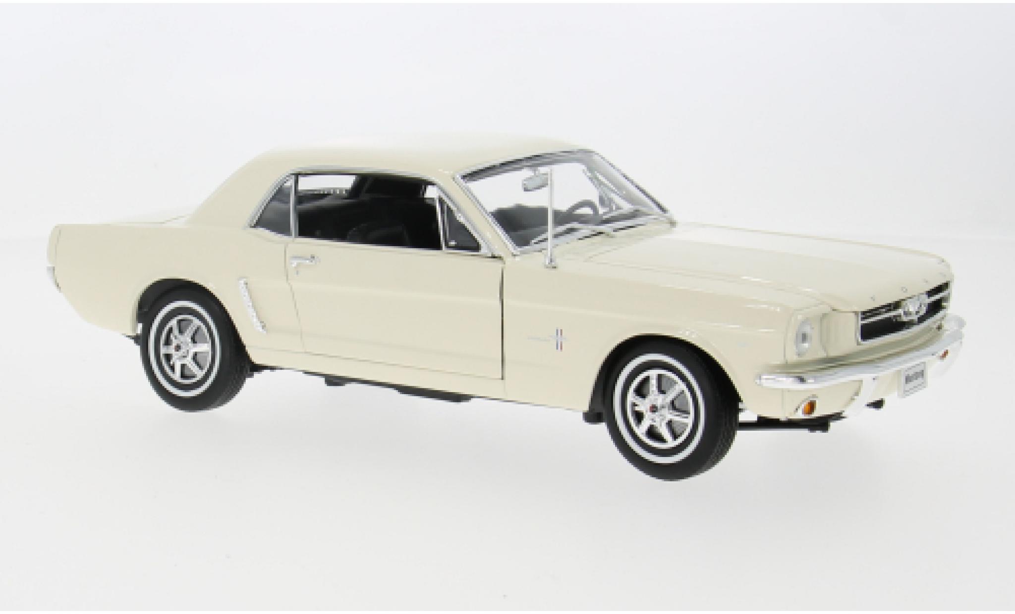 Ford Mustang 1/18 Welly Hardtop weiss 1964 1:18 modellino in miniatura
