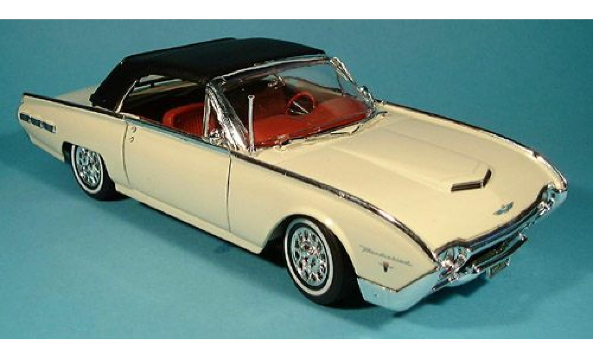 Ford Thunderbird 1/18 Welly Roadster weiss 1962 1:18 modellino in miniatura