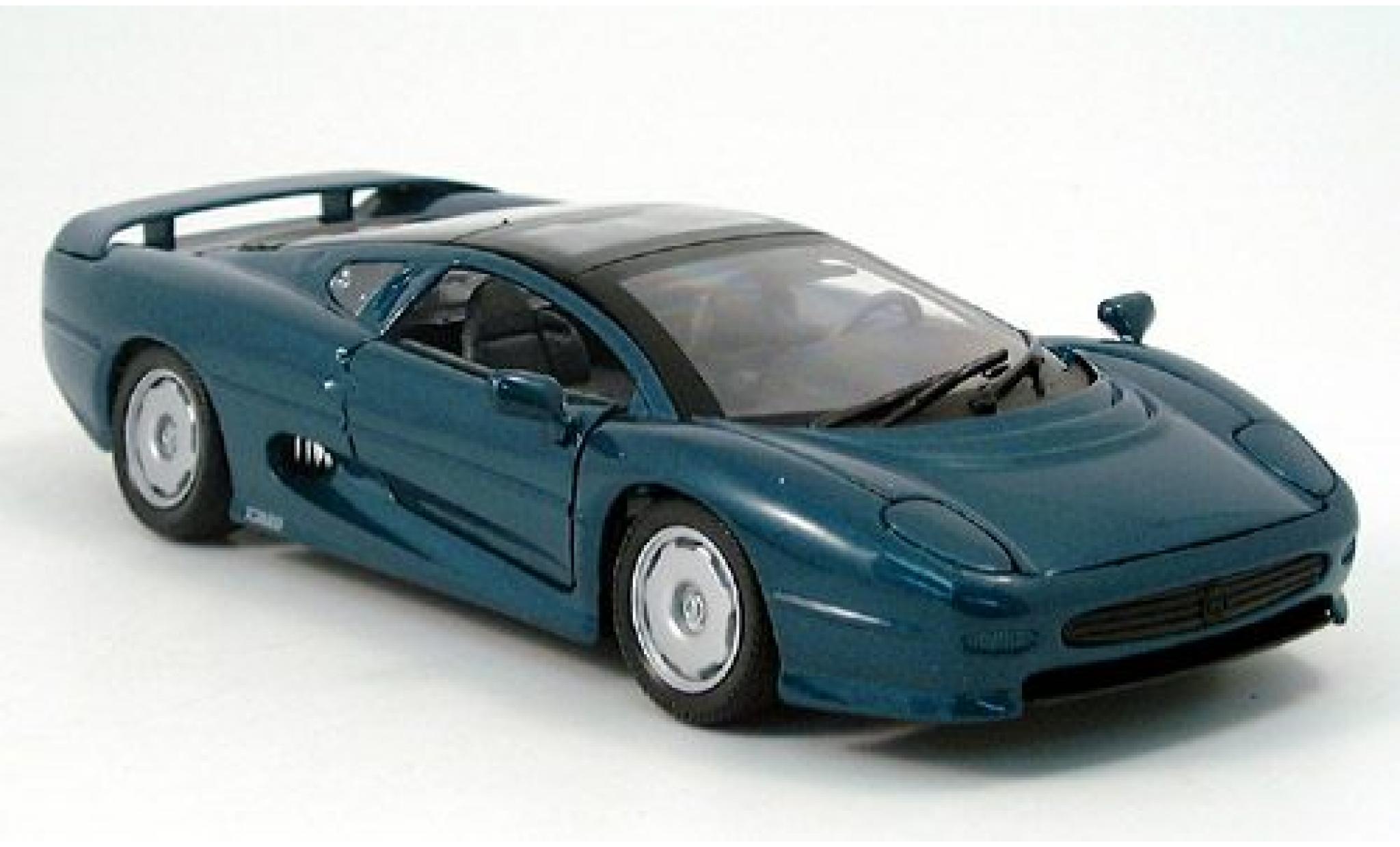 Jaguar XJ 1/24 Welly 220 dk. grün 1996 1:24 modellino in miniatura