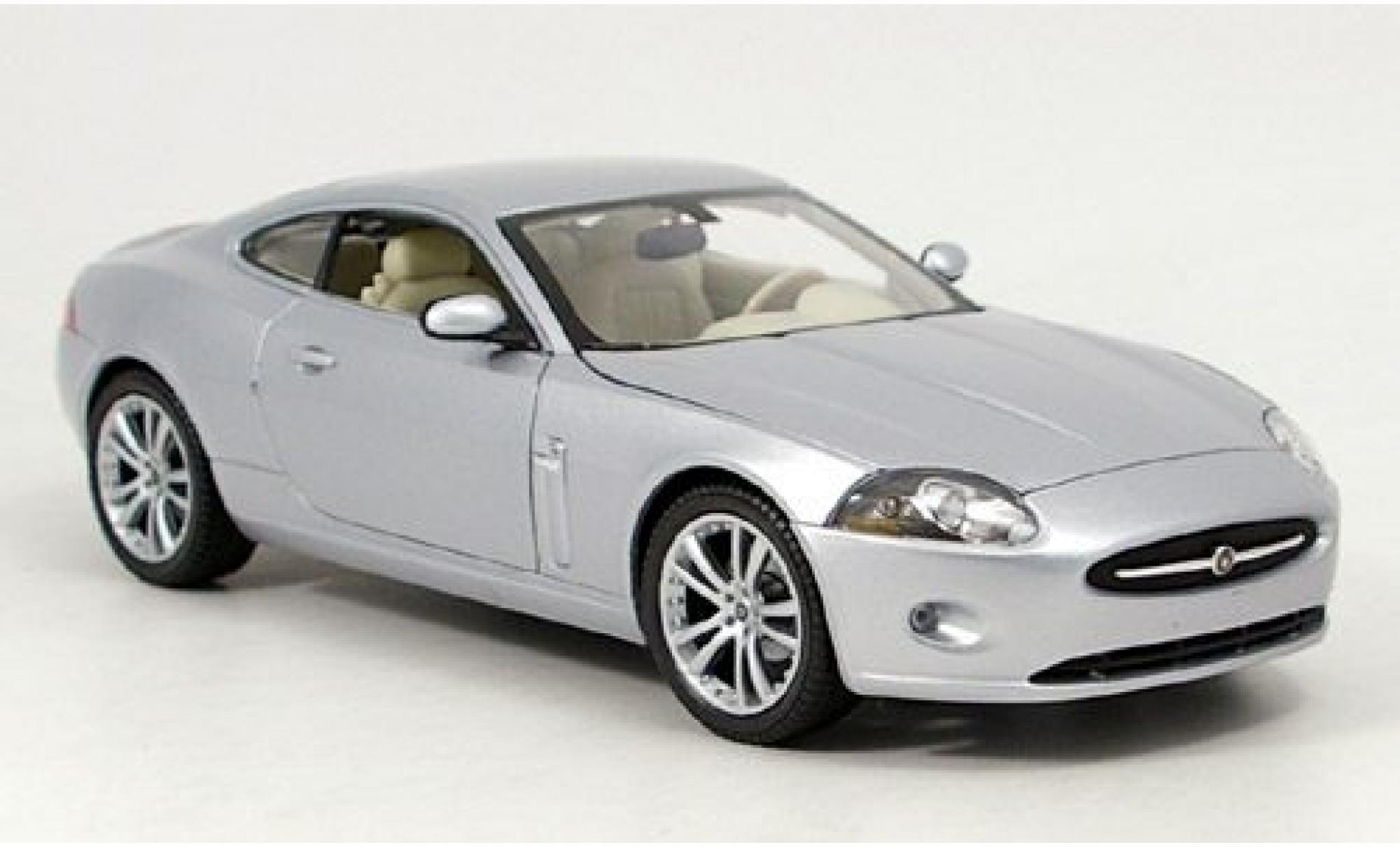 Jaguar XK 1/18 Welly Coupe silber 1:18 modellino in miniatura