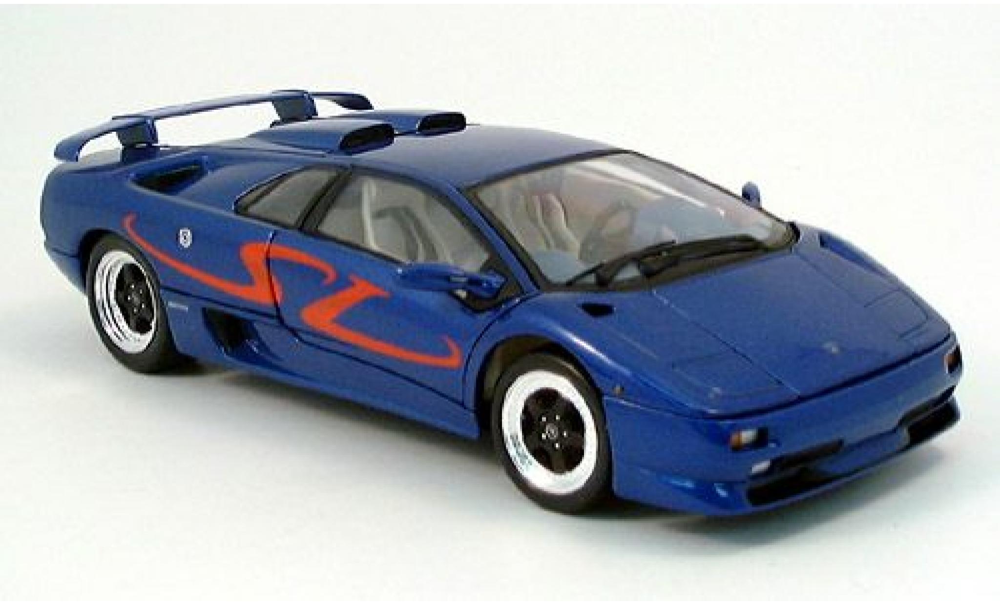 Lamborghini Diablo 1/18 Welly SV blau 1998 1:18 modellino in miniatura