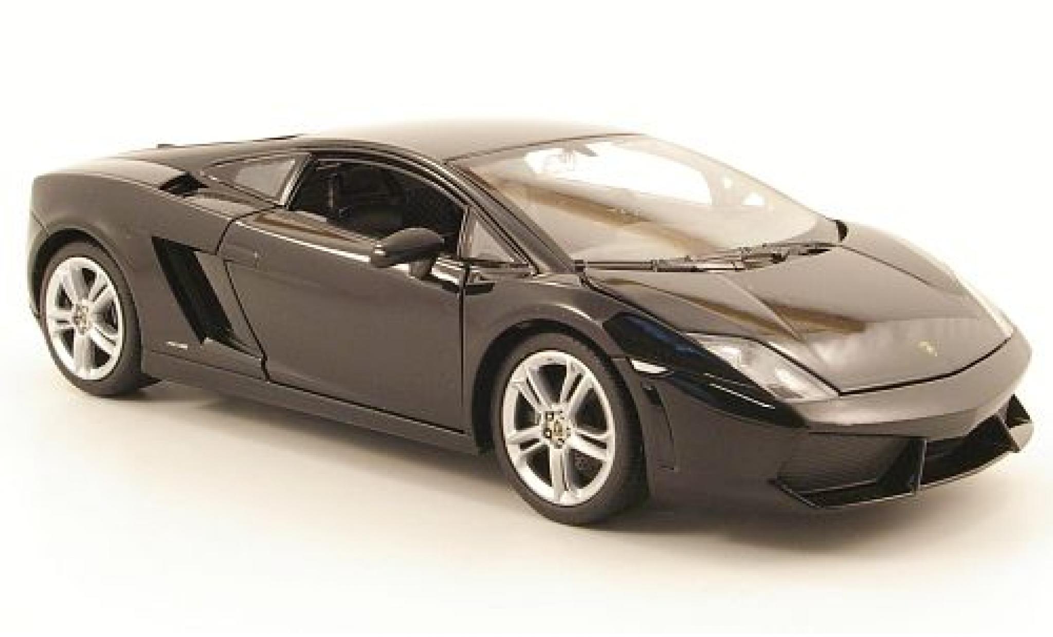 Lamborghini Gallardo LP560-4 1/24 Welly nero sans Vitrine modellino in miniatura