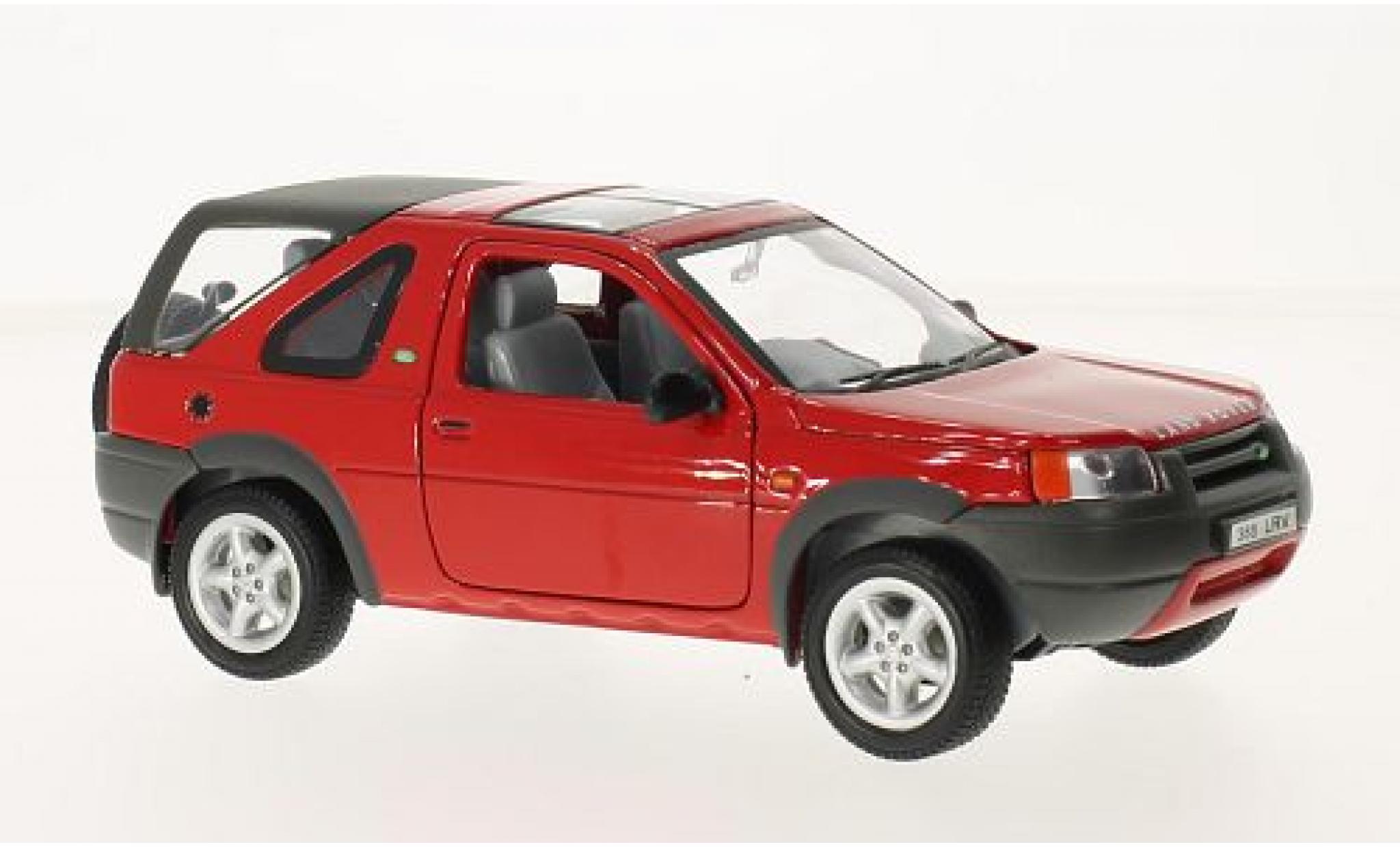 Land Rover Freelander 1/24 Welly rosso RHD 1998 modellino in miniatura