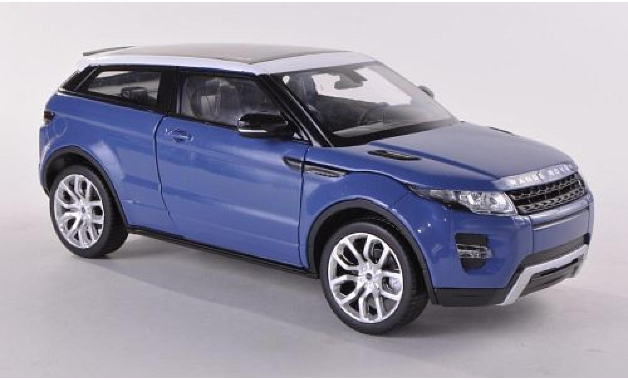 Range Rover Evoque 1/24 Welly Land Rover blau/weiss 1:24 modellino in miniatura