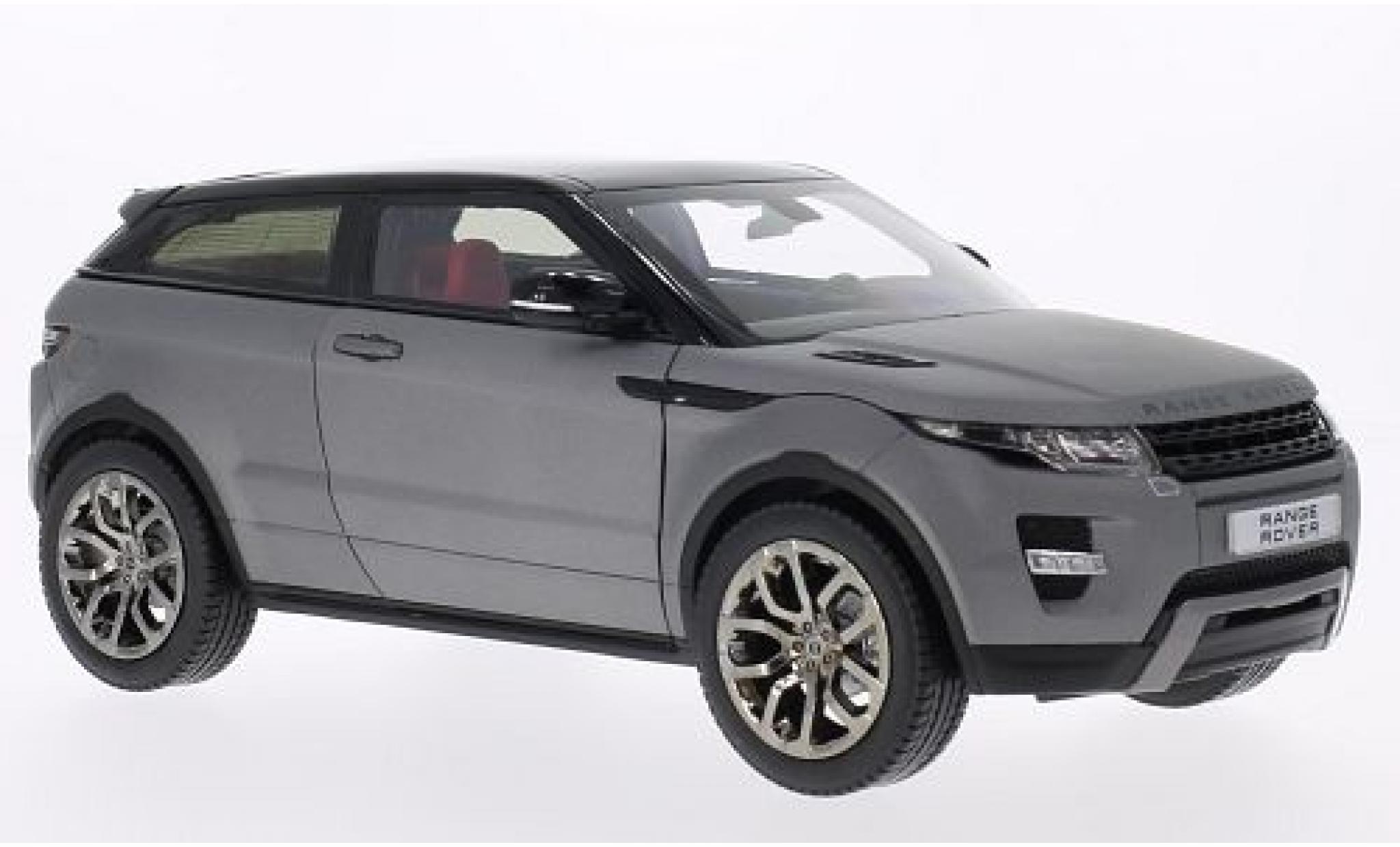Land Rover Range Rover 1/18 Welly Evoque matt-grigio/nero GTA Edition modellino in miniatura