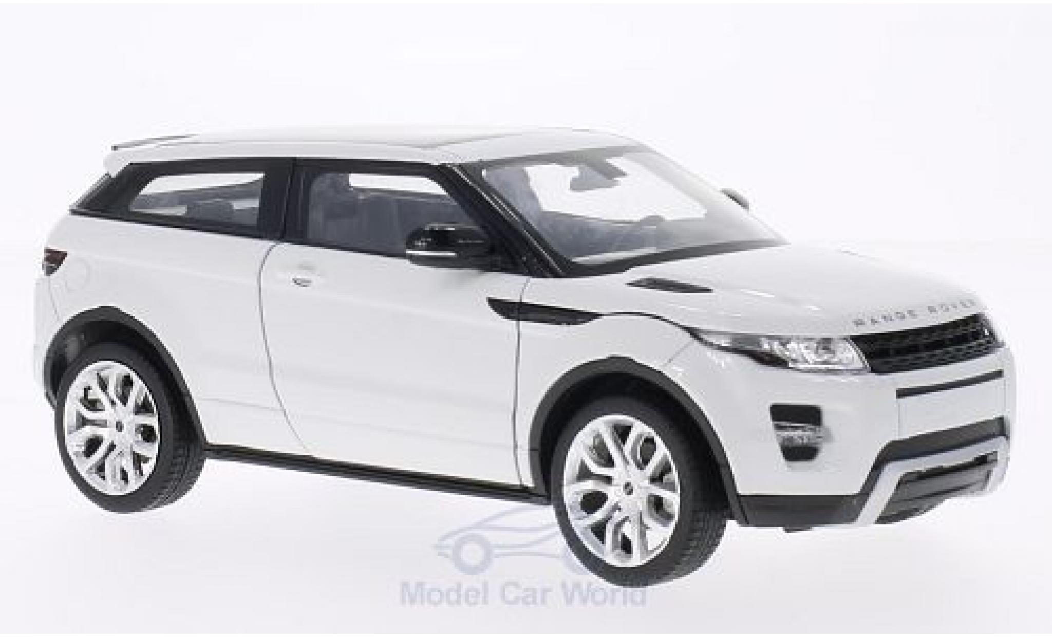 Land Rover Range Rover 1/24 Welly Evoque bianco modellino in miniatura