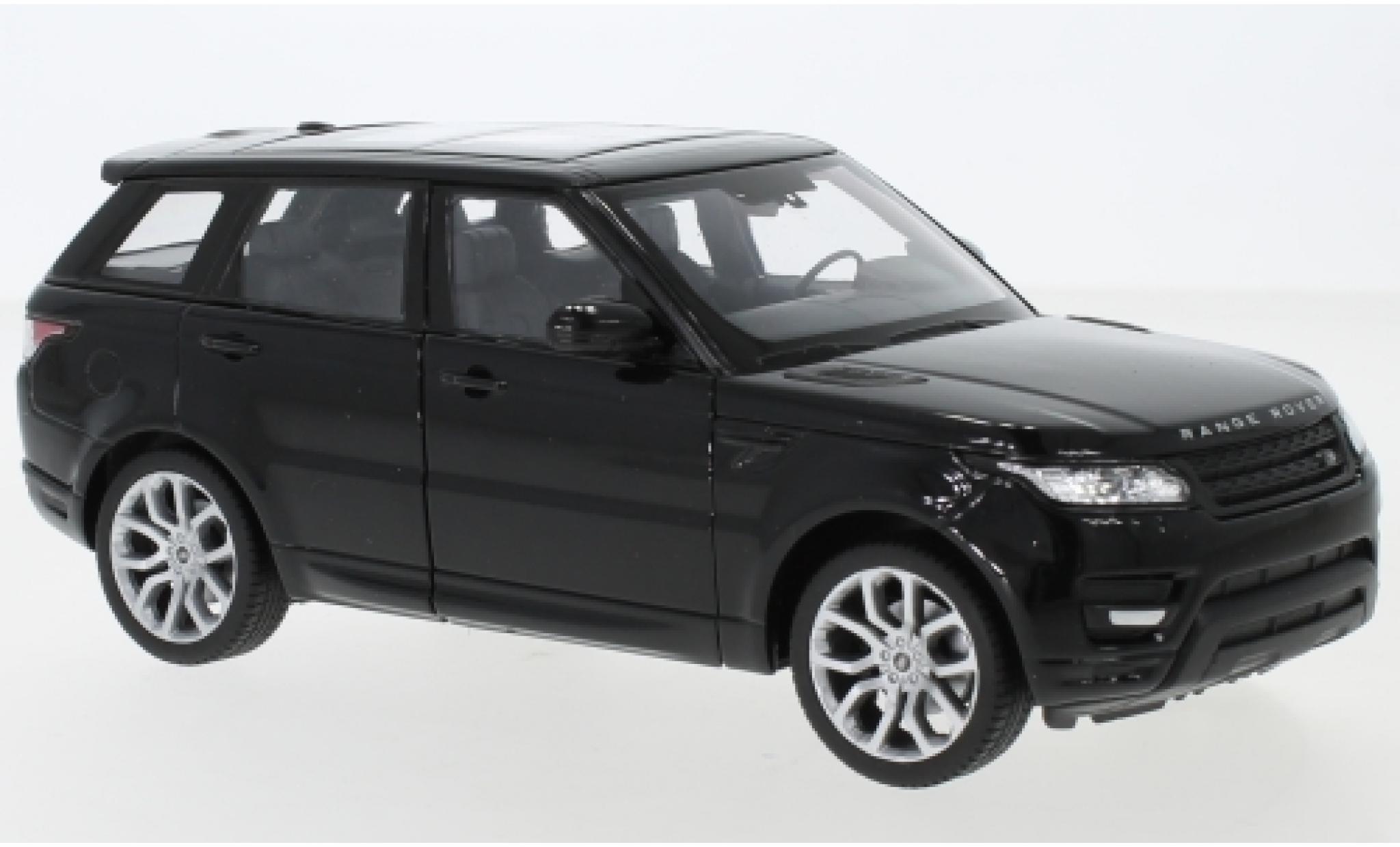 Land Rover Range Rover 1/24 Welly Sport nero modellino in miniatura