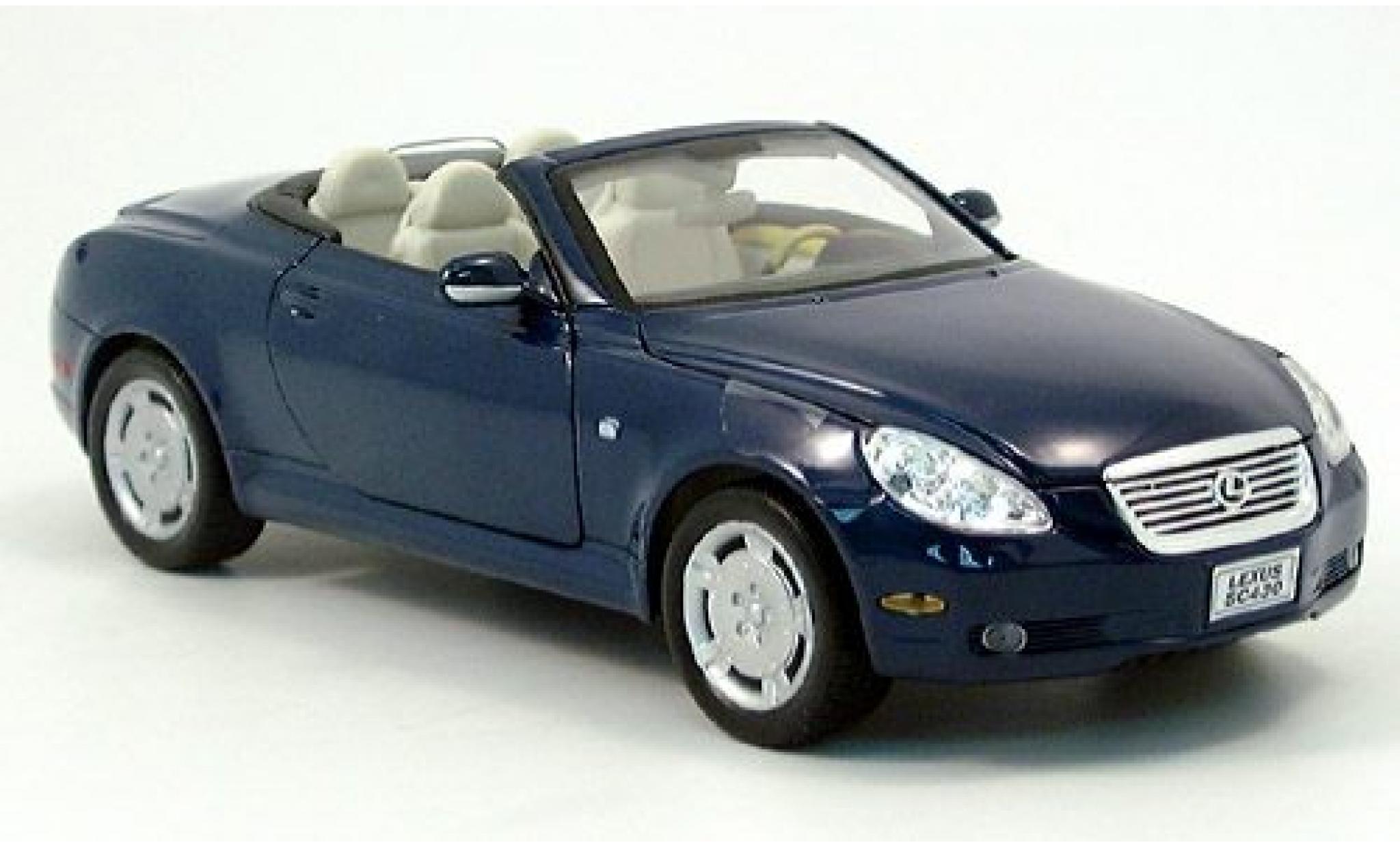 Lexus SC 1/24 Welly 430 dk. blau 1:24 modellino in miniatura