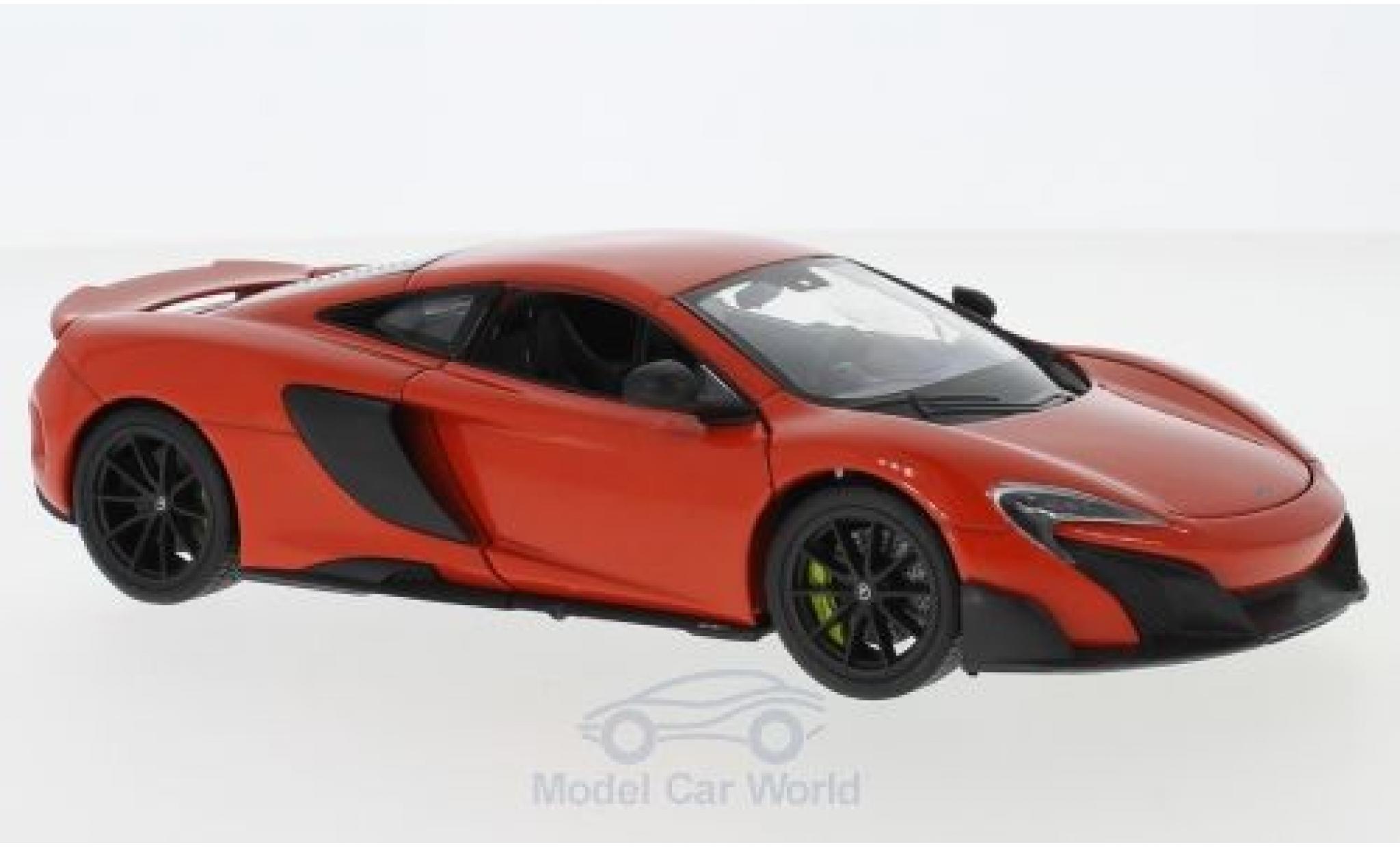 McLaren 675 1/24 Welly LT rosso modellino in miniatura