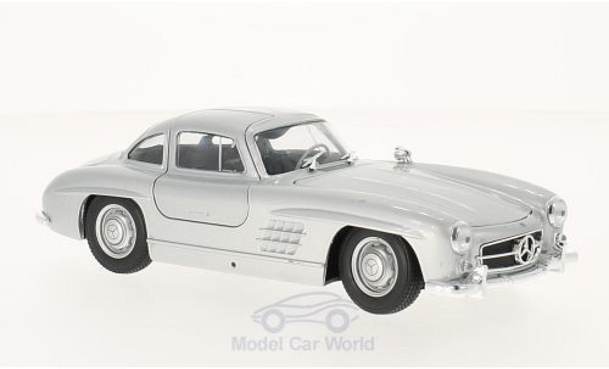Mercedes 300 1/24 Welly SL (W198) grigio modellino in miniatura