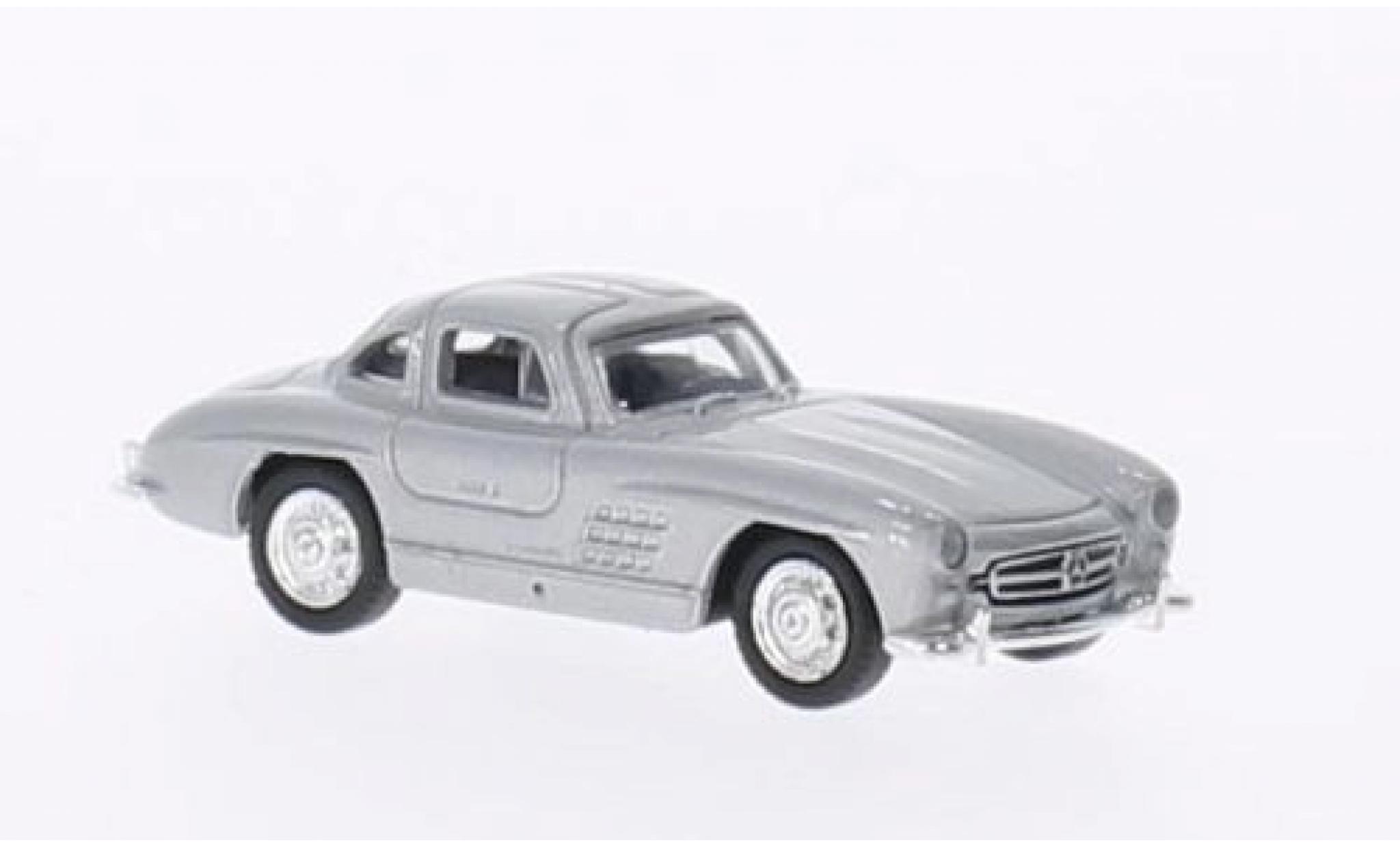 Mercedes 300 1/87 Welly SL grigio modellino in miniatura
