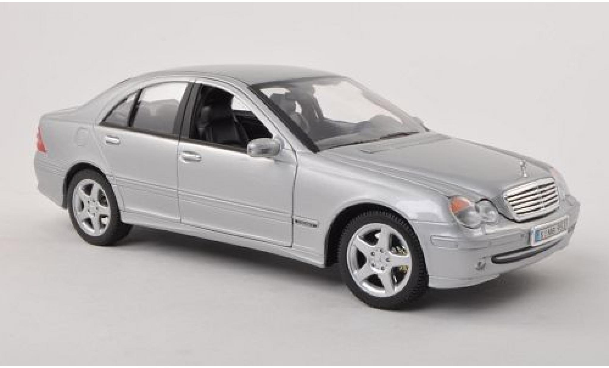 Mercedes Classe C 1/18 Welly silber silber 2001 1:18 modellino in miniatura
