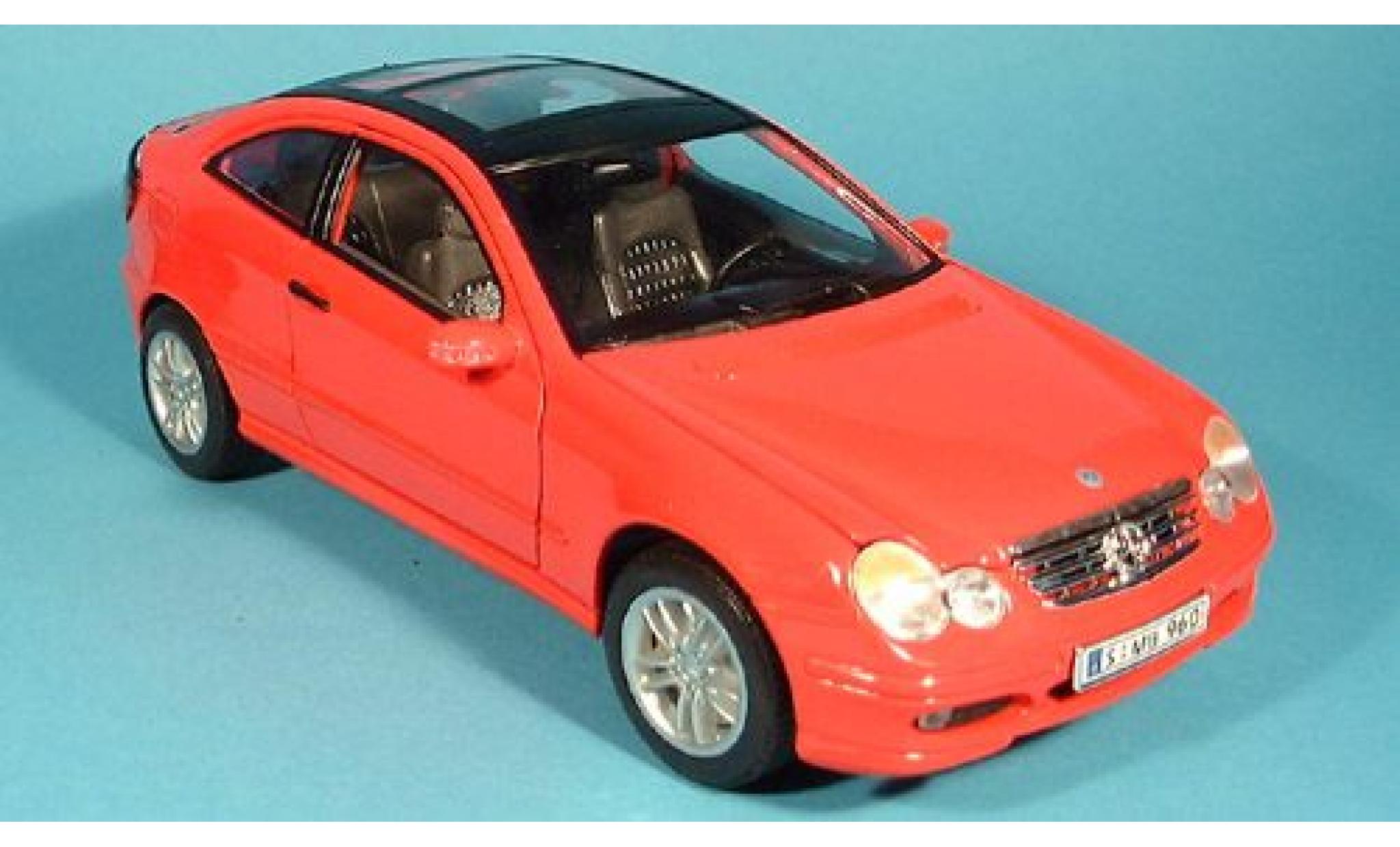 Mercedes Classe GLA 1/18 Welly C- Klasse Sport mit Glasdach rot 2001 1:18 modellino in miniatura