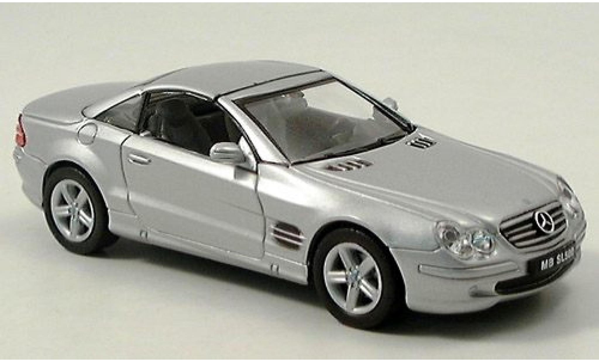 Mercedes Classe SL 1/43 Welly SL 500 silber 1:43 modellino in miniatura