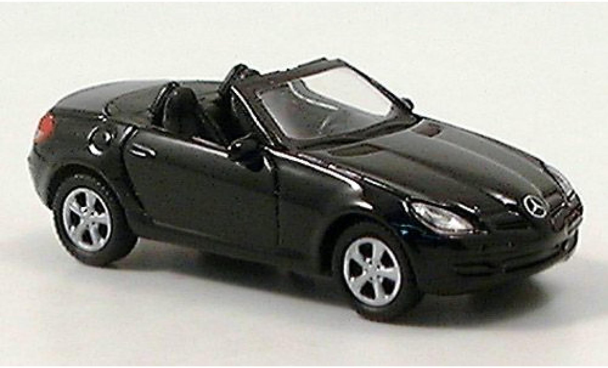 Mercedes Classe SLK 1/87 Welly SLK 350 Cabrio schwarz 1:87 modellino in miniatura