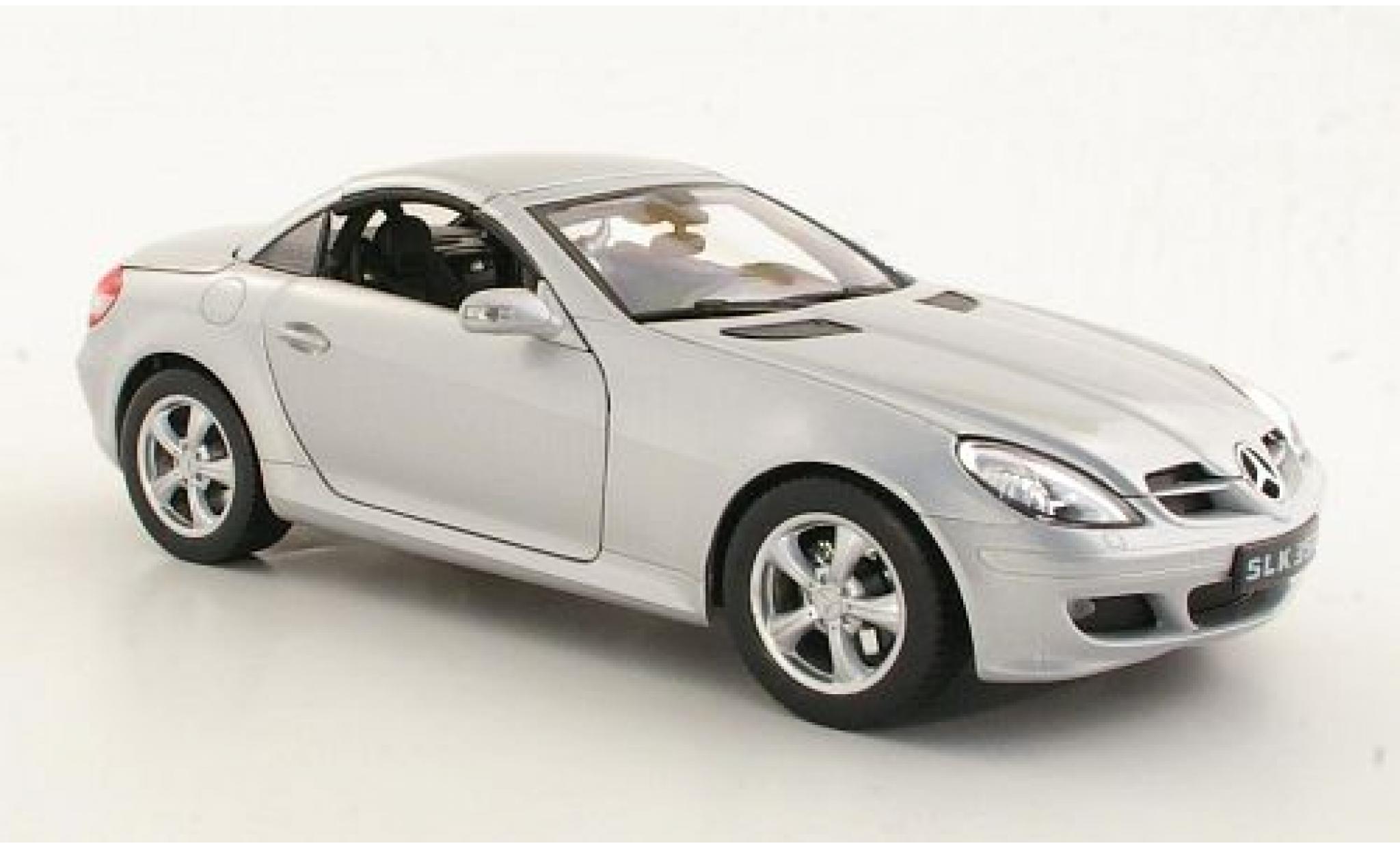 Mercedes Classe SLK 1/18 Welly SLK 350 (R171) silber 2004 1:18 modellino in miniatura