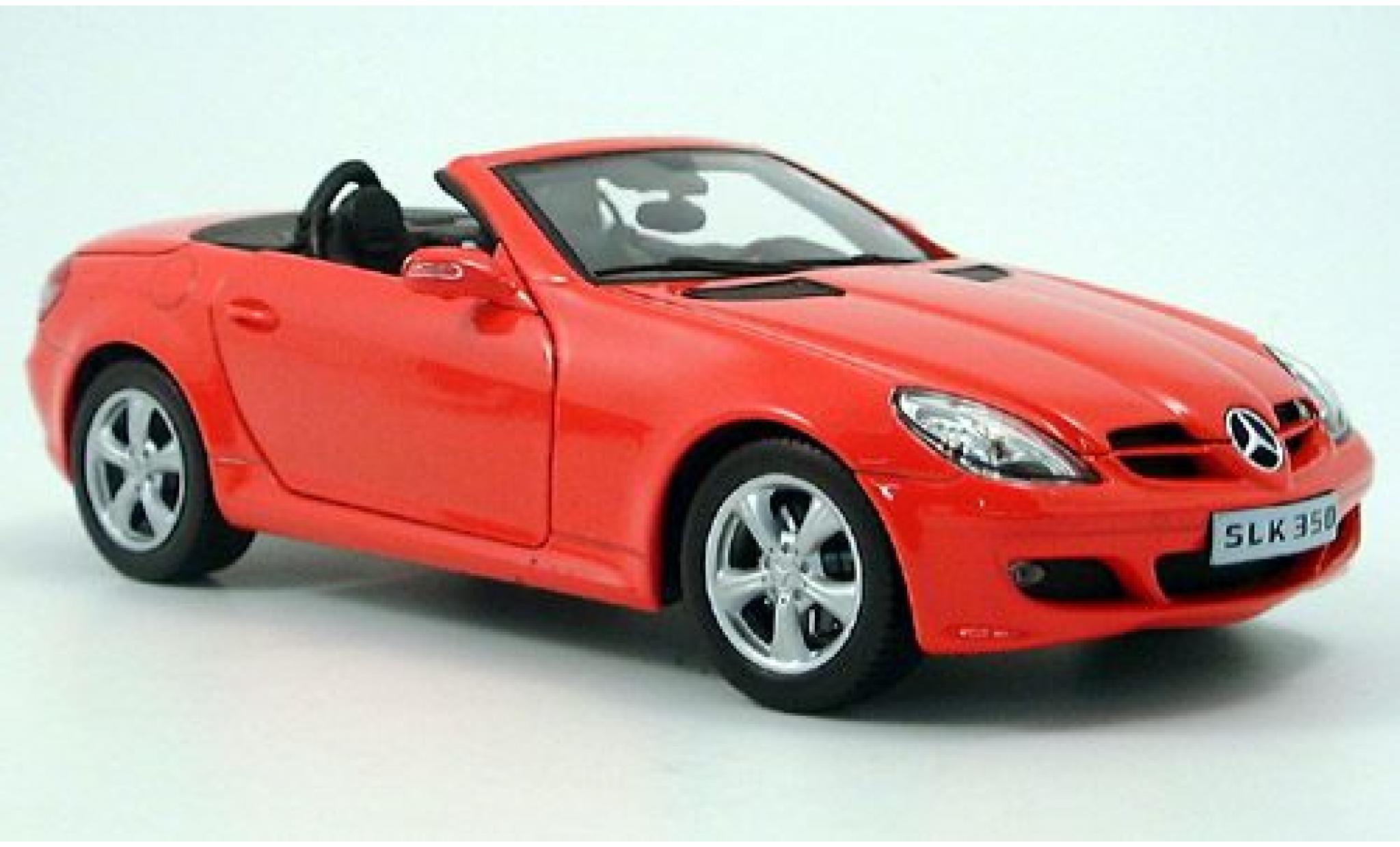 Mercedes Classe SLK 1/18 Welly SLK offen rot 2004 1:18 modellino in miniatura