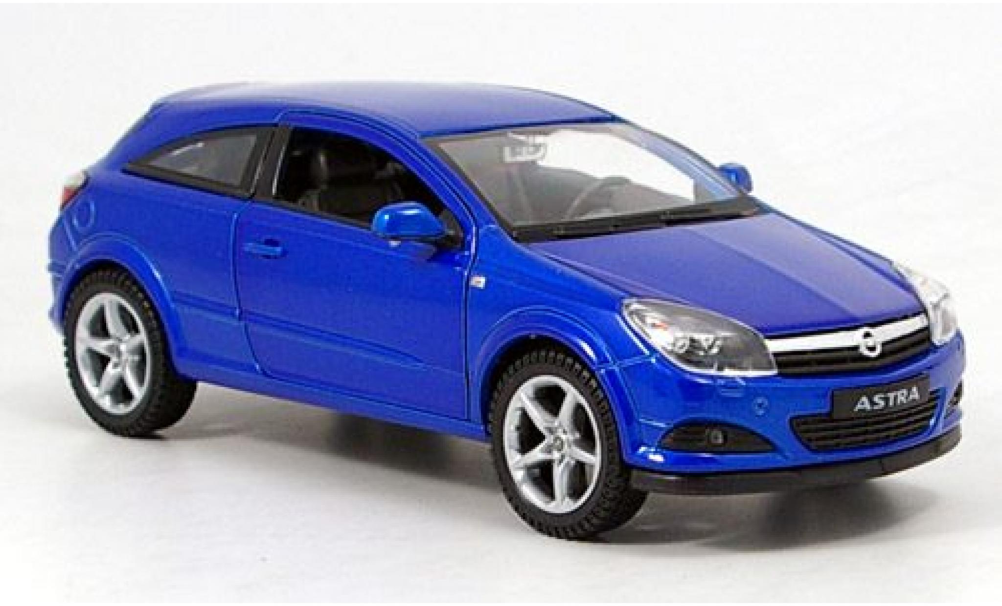 Opel Astra 1/24 Welly GTC blau 1:24 modellino in miniatura