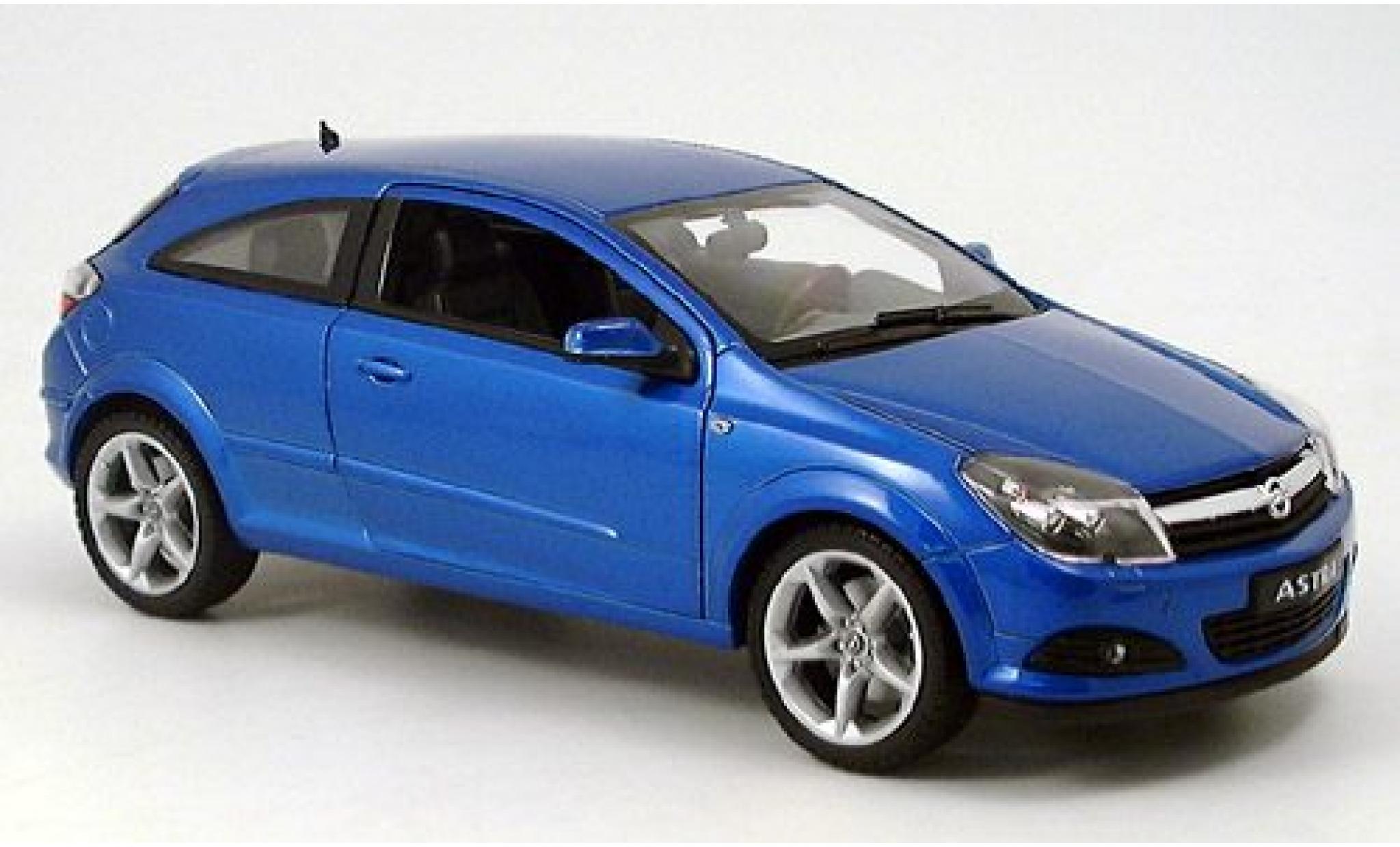 Opel Astra 1/18 Welly GTC met.-blau 2005 1:18 modellino in miniatura