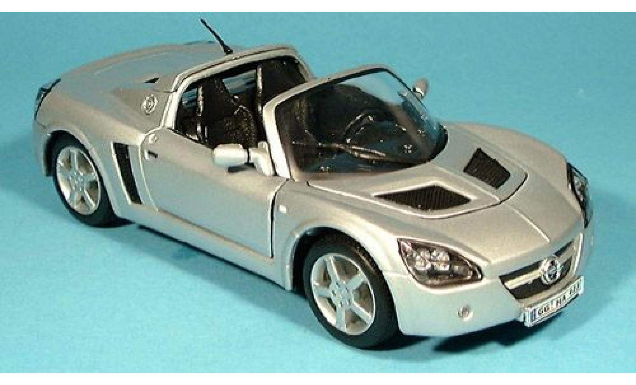 Opel Speedster 1/24 Welly silber 1:24 modellino in miniatura
