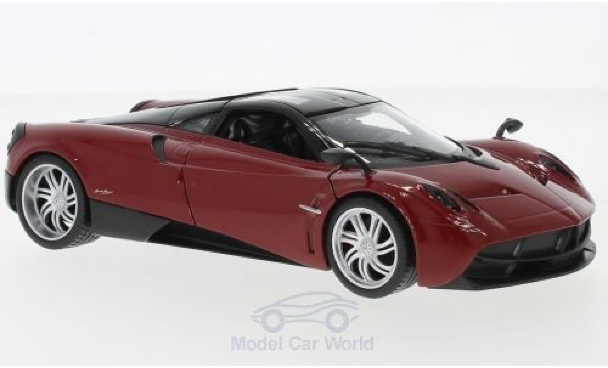 Pagani Huayra 1/24 Welly rosso modellino in miniatura