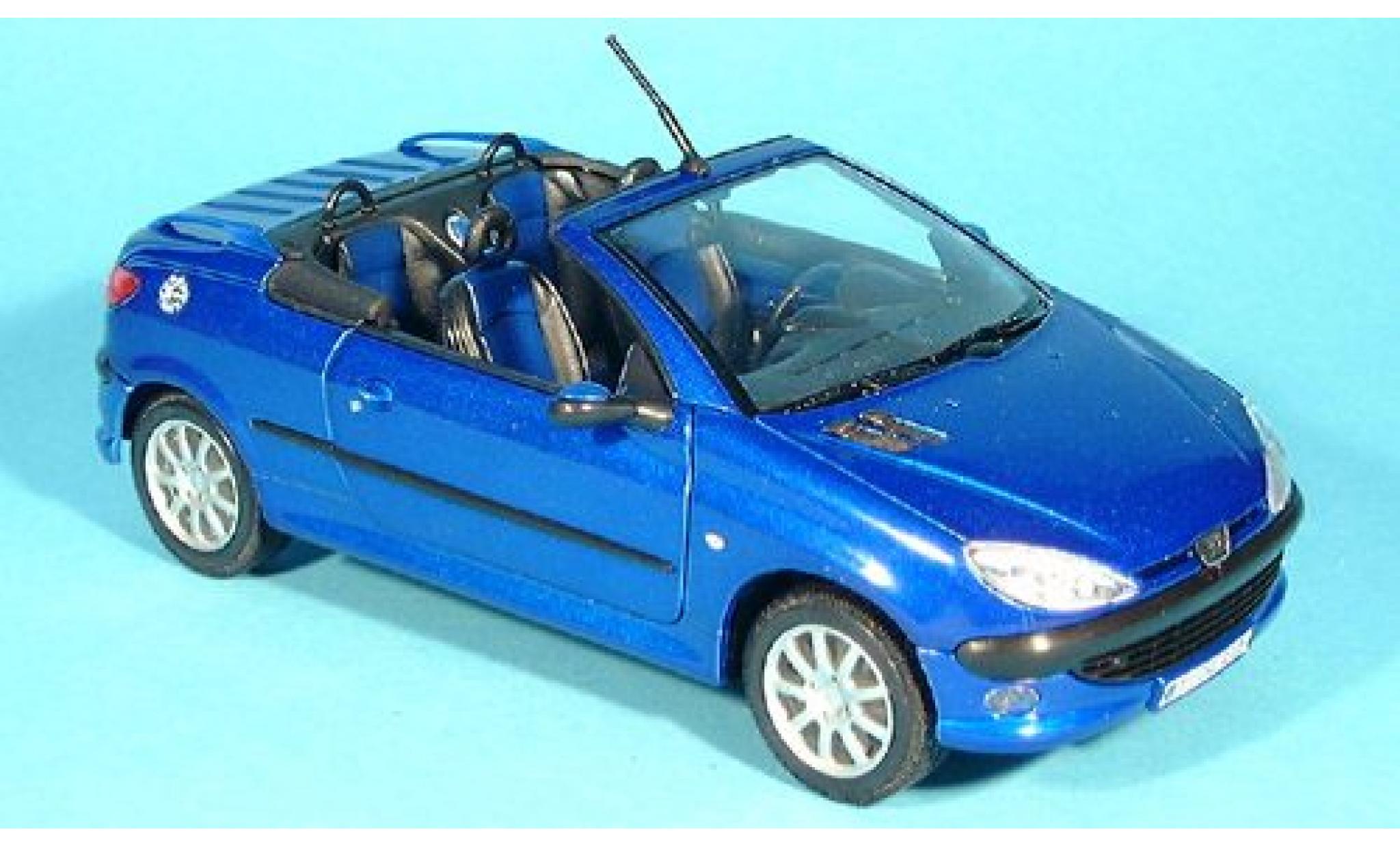 Peugeot 206 1/24 Welly Cabriolet offen (ohne Farbangabe) 1:24 modellino in miniatura