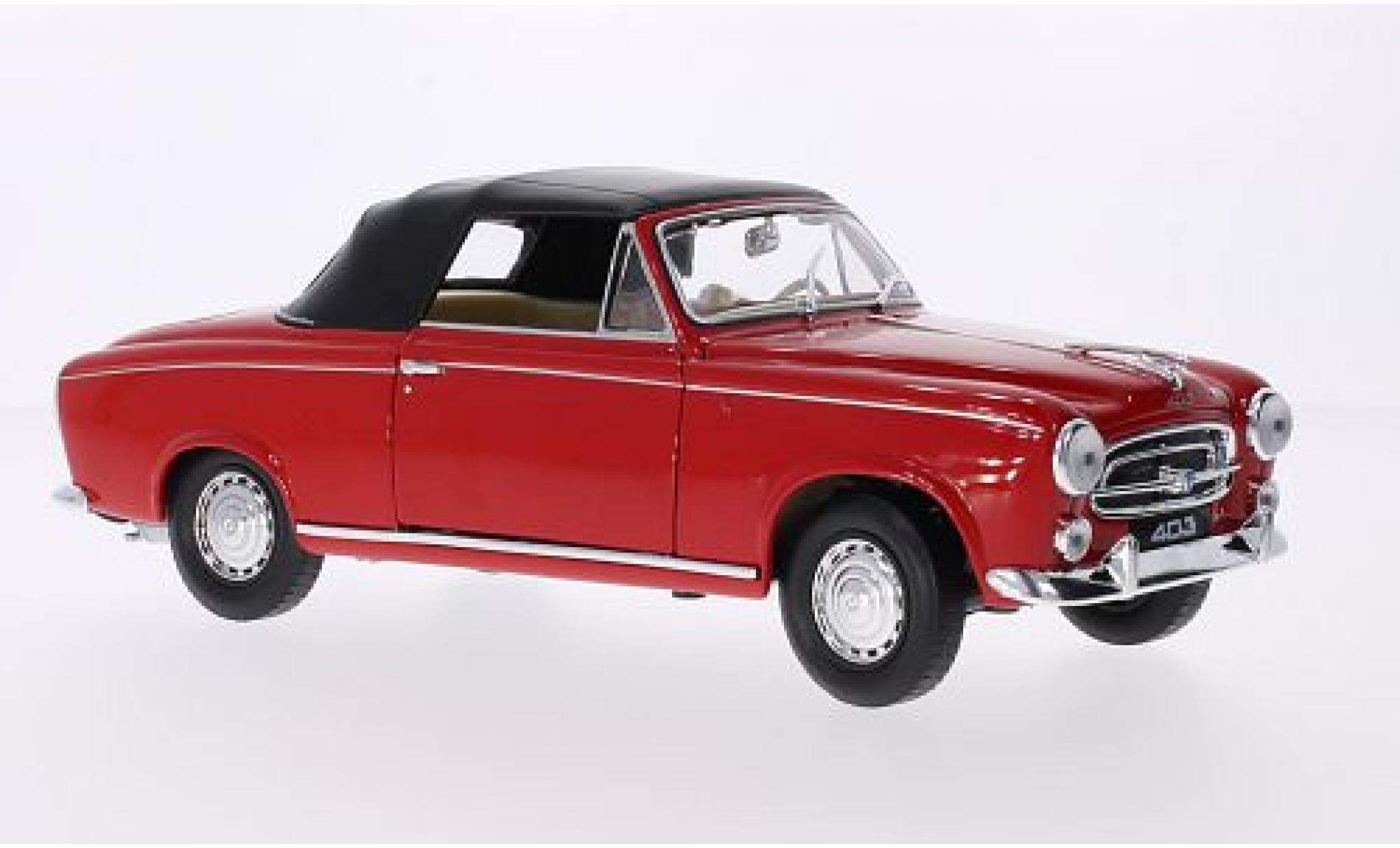 Peugeot 403 1/18 Welly Cabriolet rot 1:18 modellino in miniatura