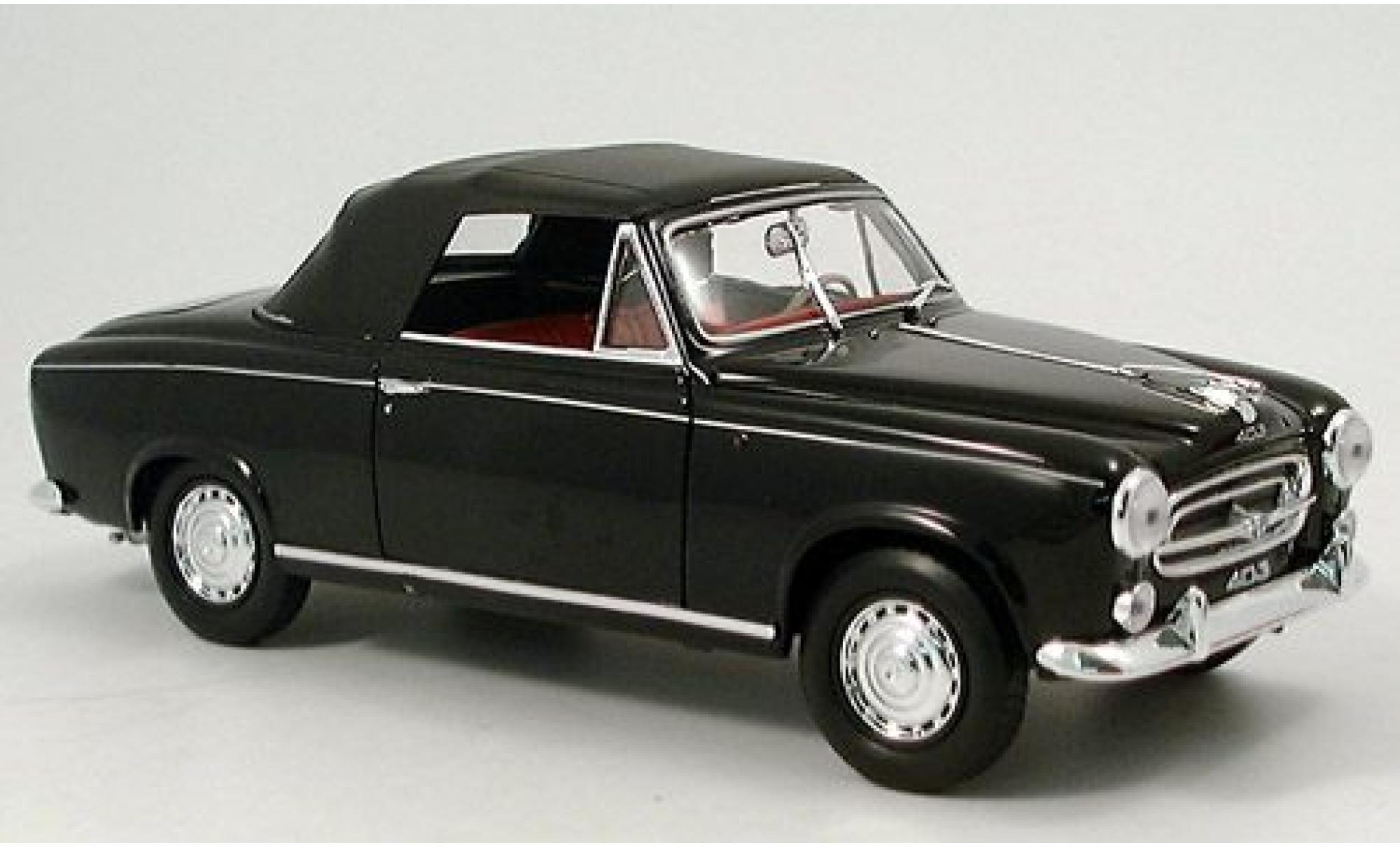 Peugeot 403 1/18 Welly Cabriolet schwarz geschlossene Ausführung 1:18 modellino in miniatura