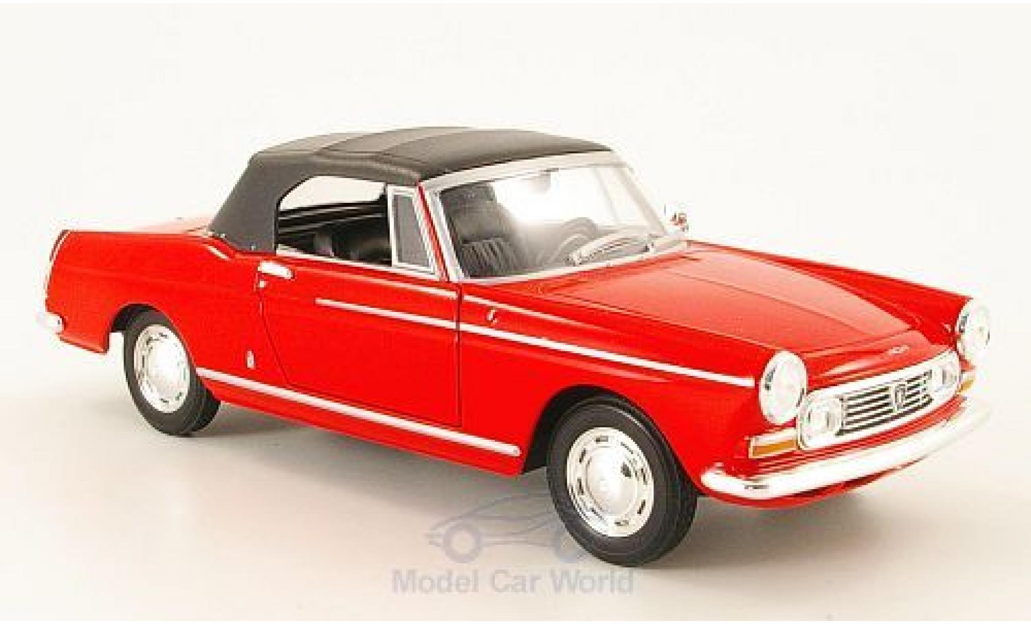 Peugeot 404 Cabriolet 1/24 Welly Cabriolet rosso 1963 geschlossen modellino in miniatura