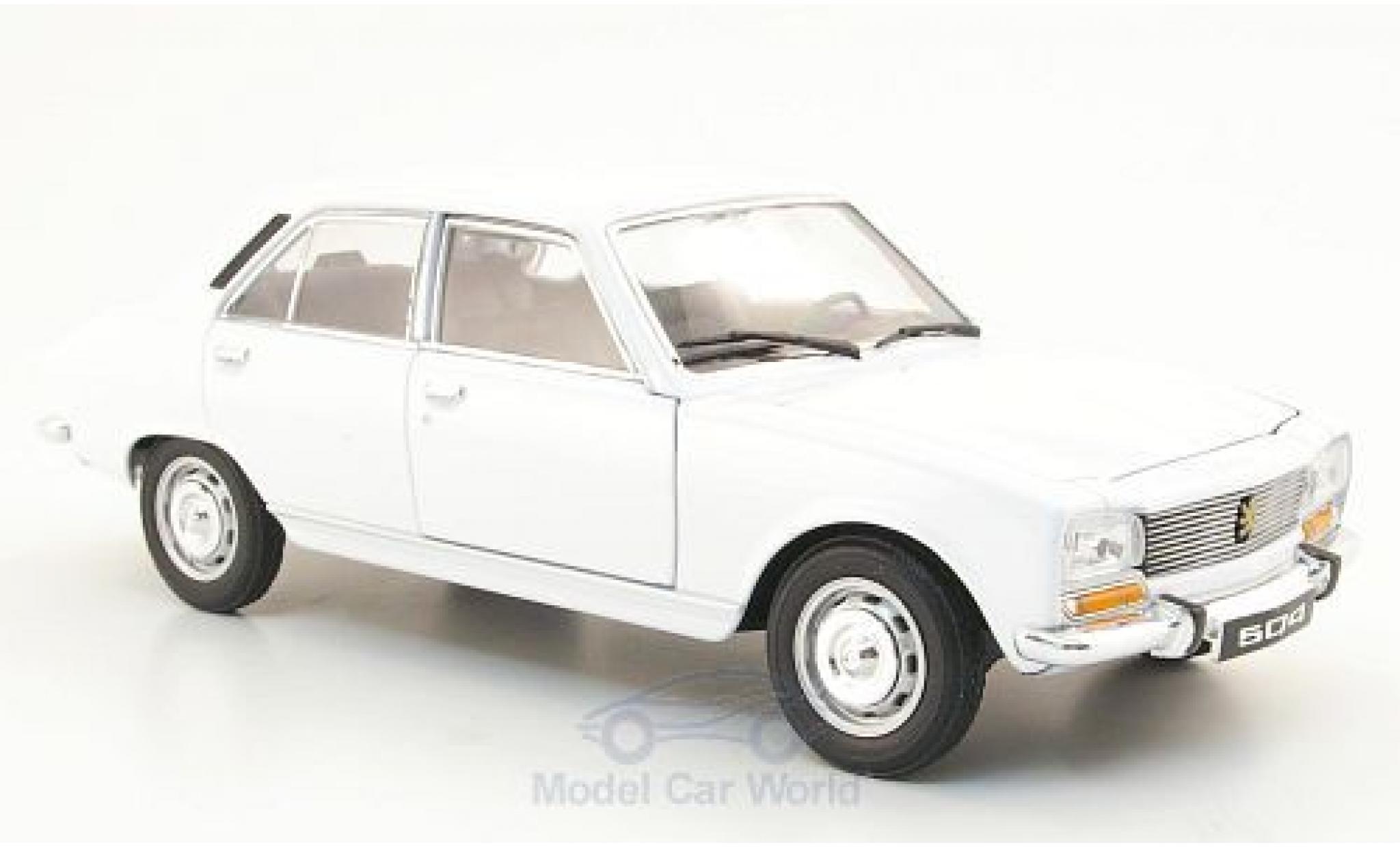 Peugeot 504 1/24 Welly bianco 1975 ohne Vitrine modellino in miniatura