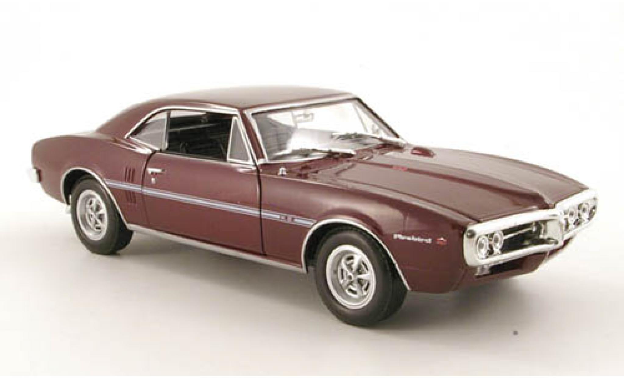 Pontiac Firebird 1/24 Welly met.-dkl.-rot 1967 1:24 modellino in miniatura