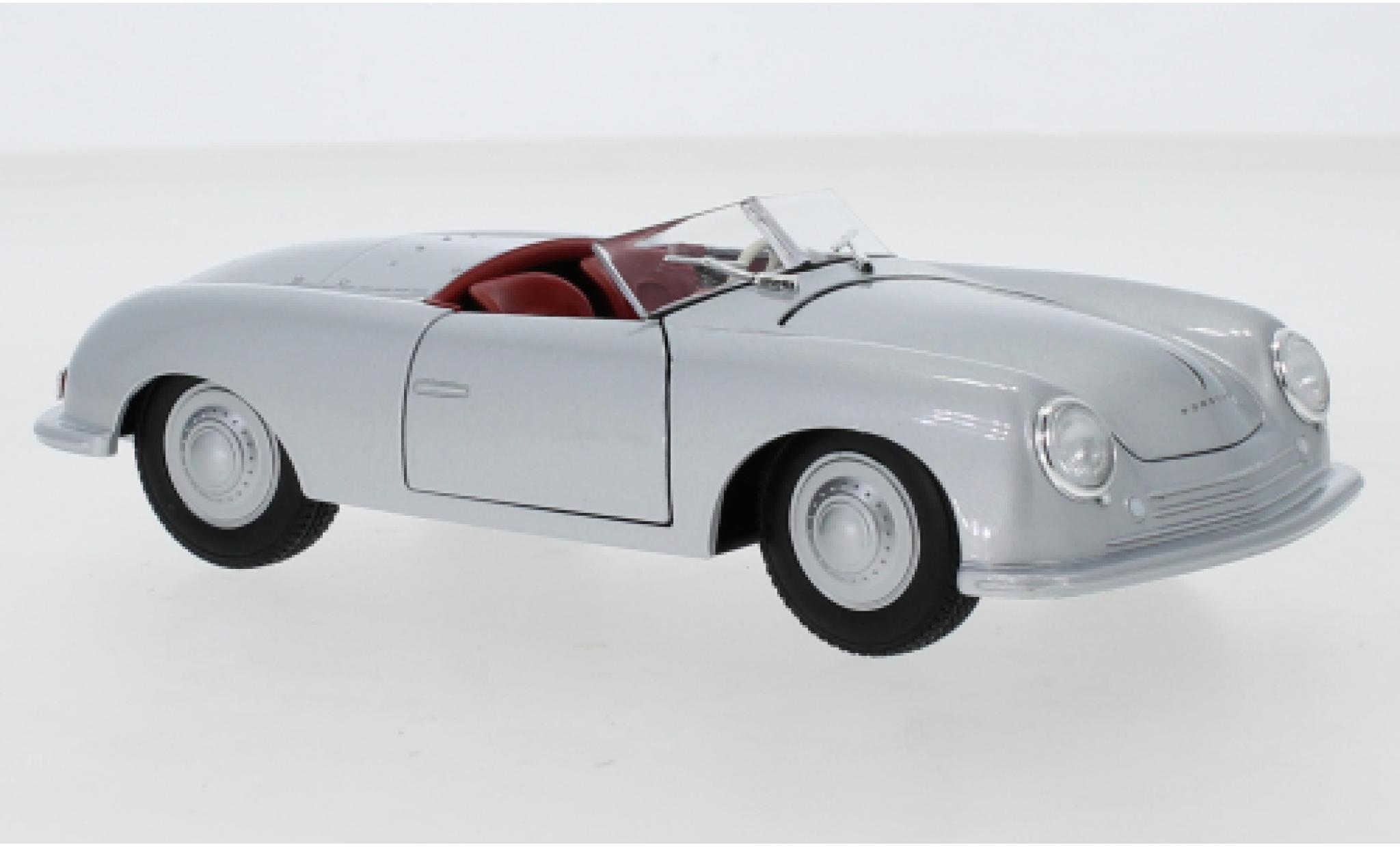 Porsche 356 1/24 Welly Nr.1 grigio modellino in miniatura