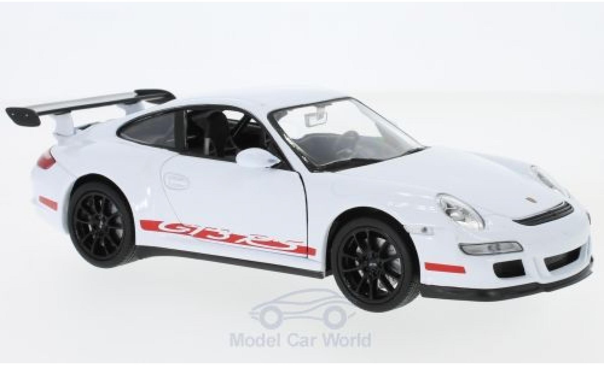 Porsche 997 GT3 RS 1/24 Welly 911 () GT3 RS () bianco modellino in miniatura
