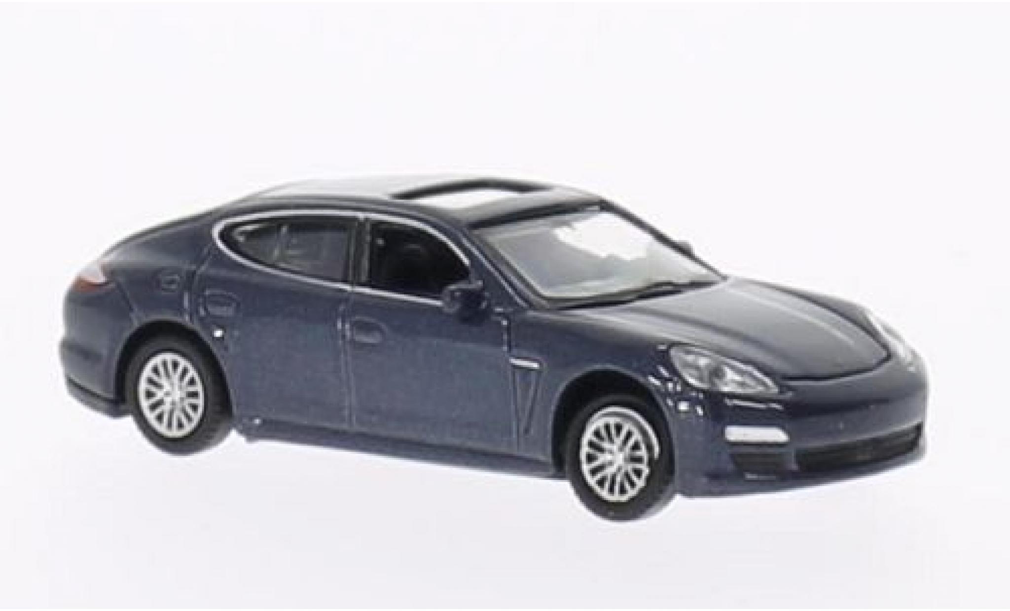 Porsche Panamera S 1/87 Welly S metallico blu modellino in miniatura
