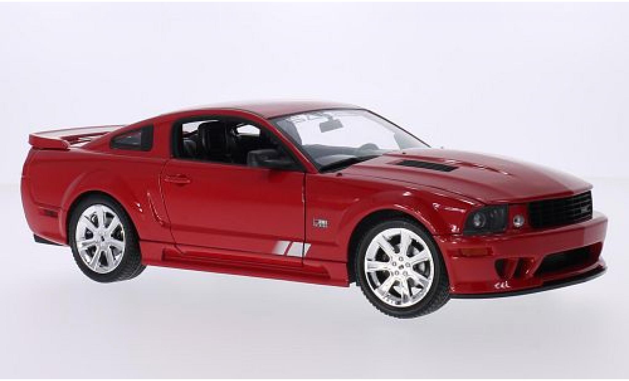 Saleen S281 1/18 Welly E Mustang rosso 2007 modellino in miniatura
