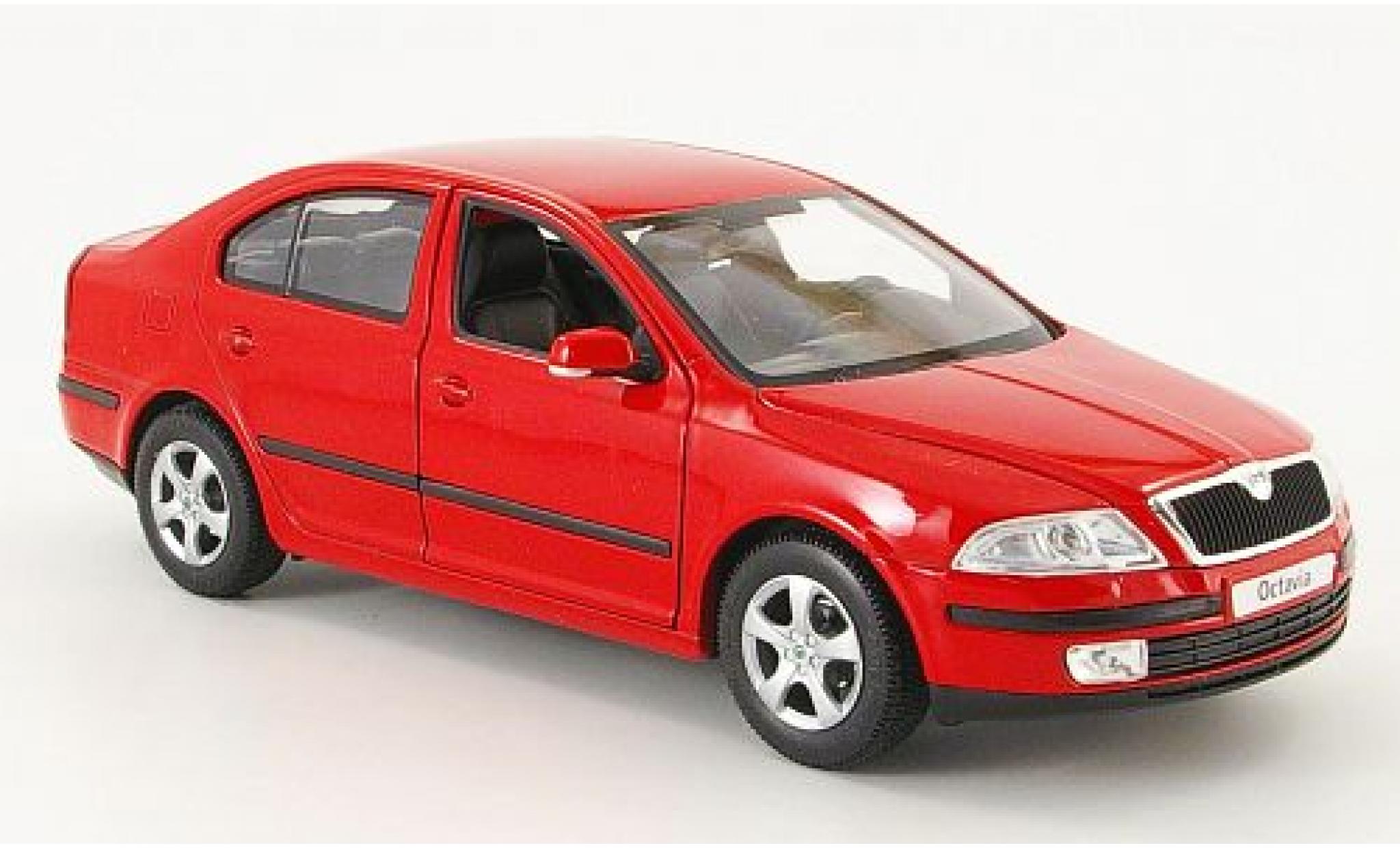 Skoda Octavia 1/24 Welly rot 1:24 modellino in miniatura
