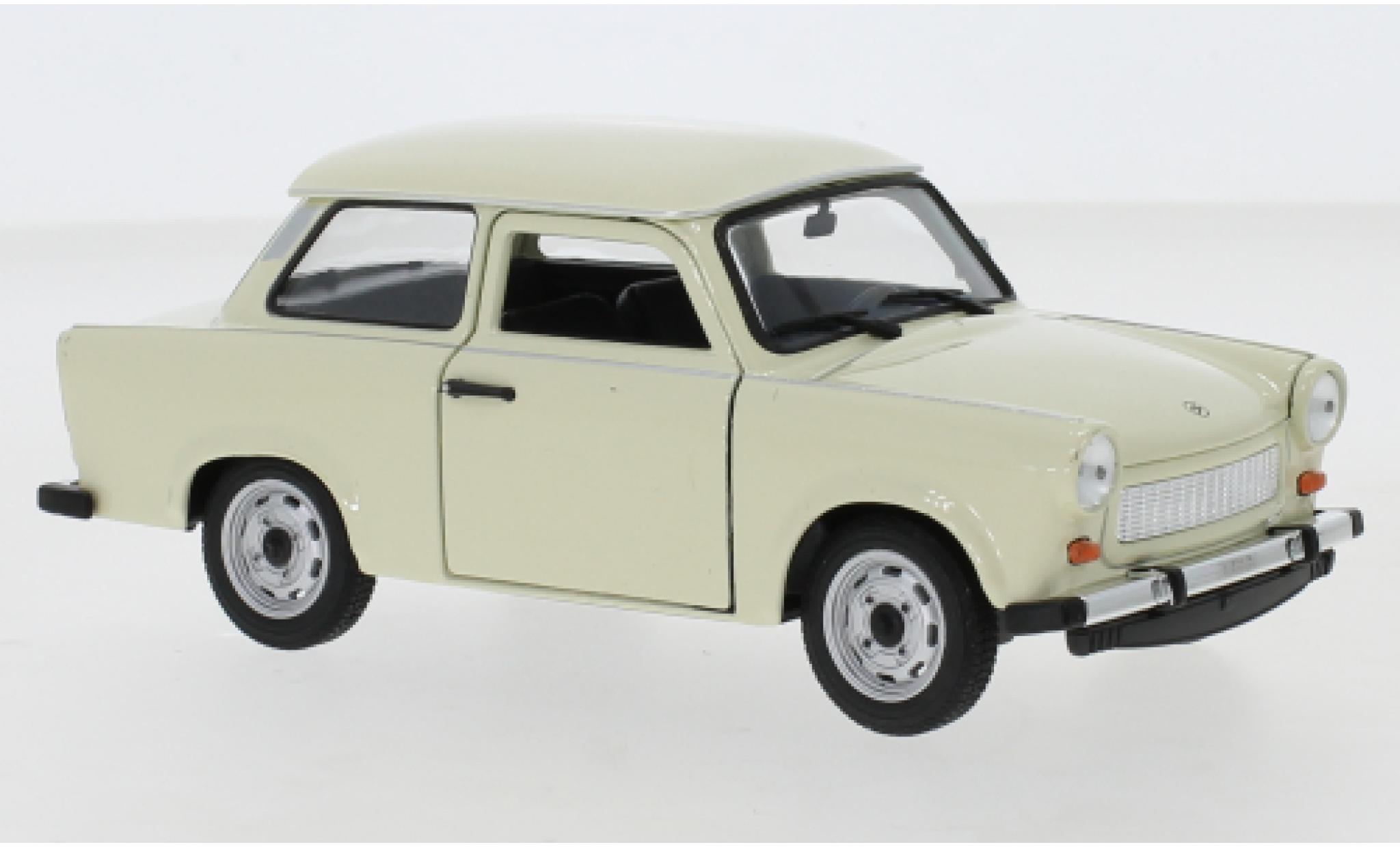 Trabant 601 1/24 Welly beige modellino in miniatura