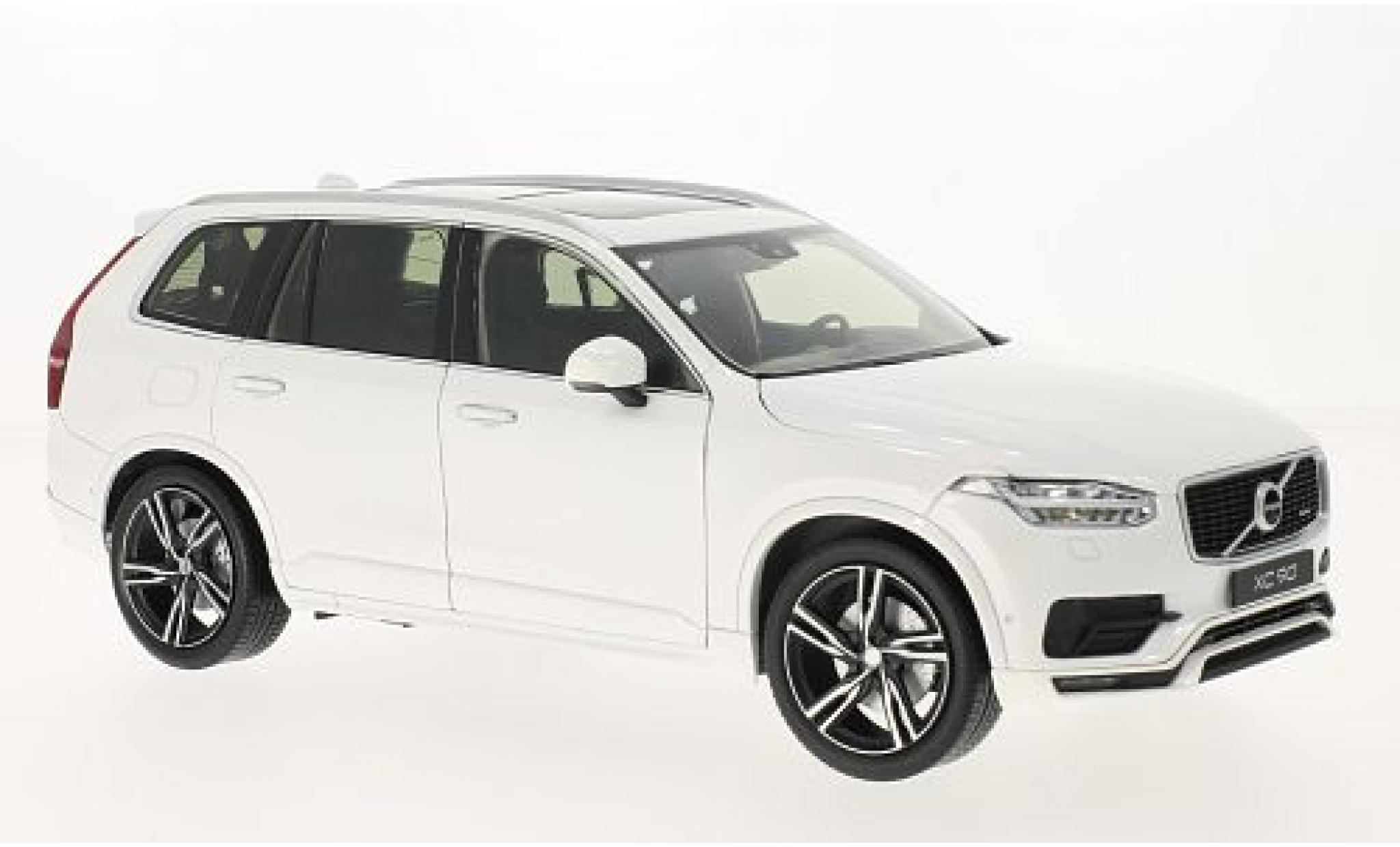 Volvo XC 1/18 Welly 90 bianco 2015 modellino in miniatura