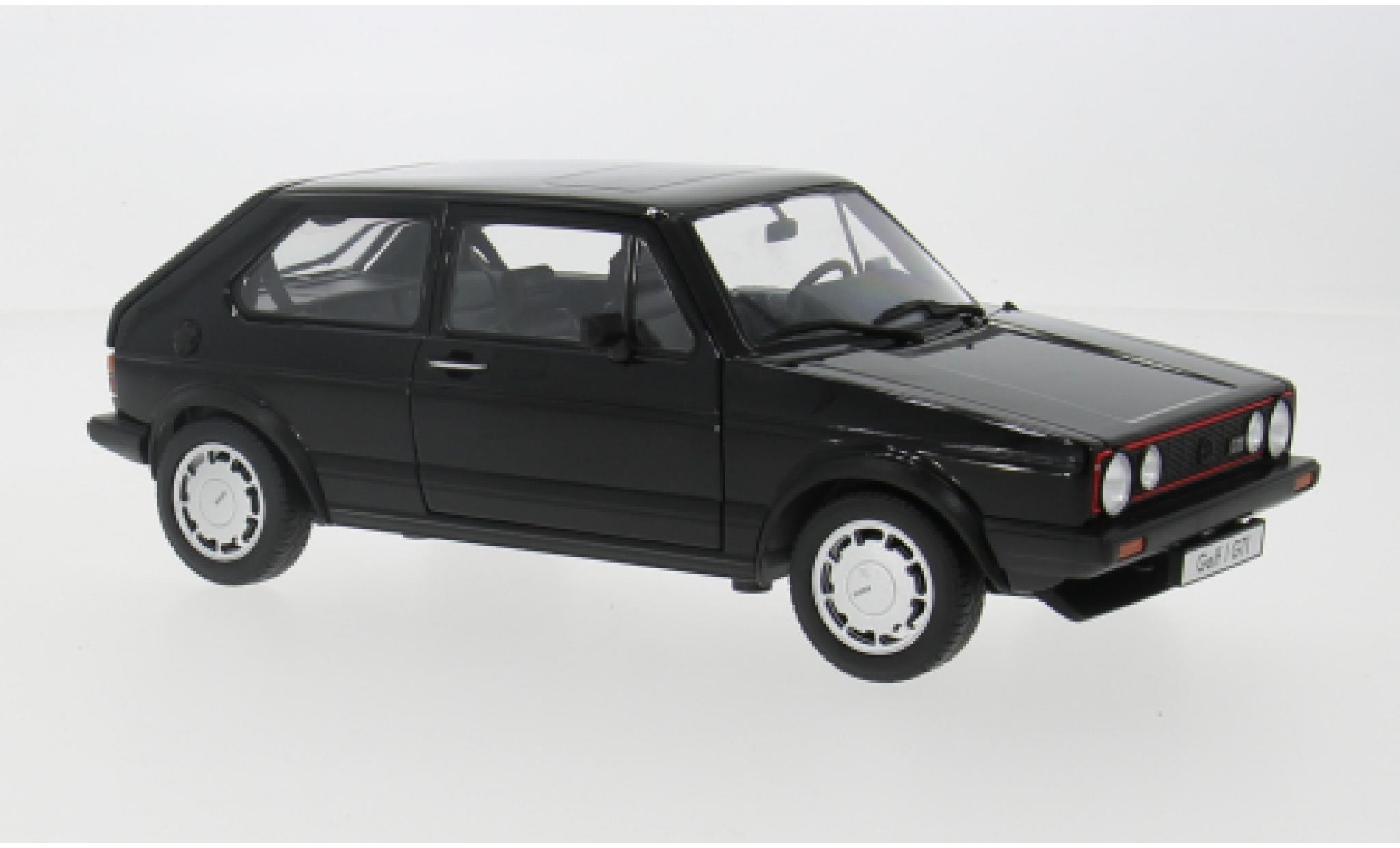 Volkswagen Golf 1/18 Welly I GTI schwarz 1983 1:18 modellino in miniatura