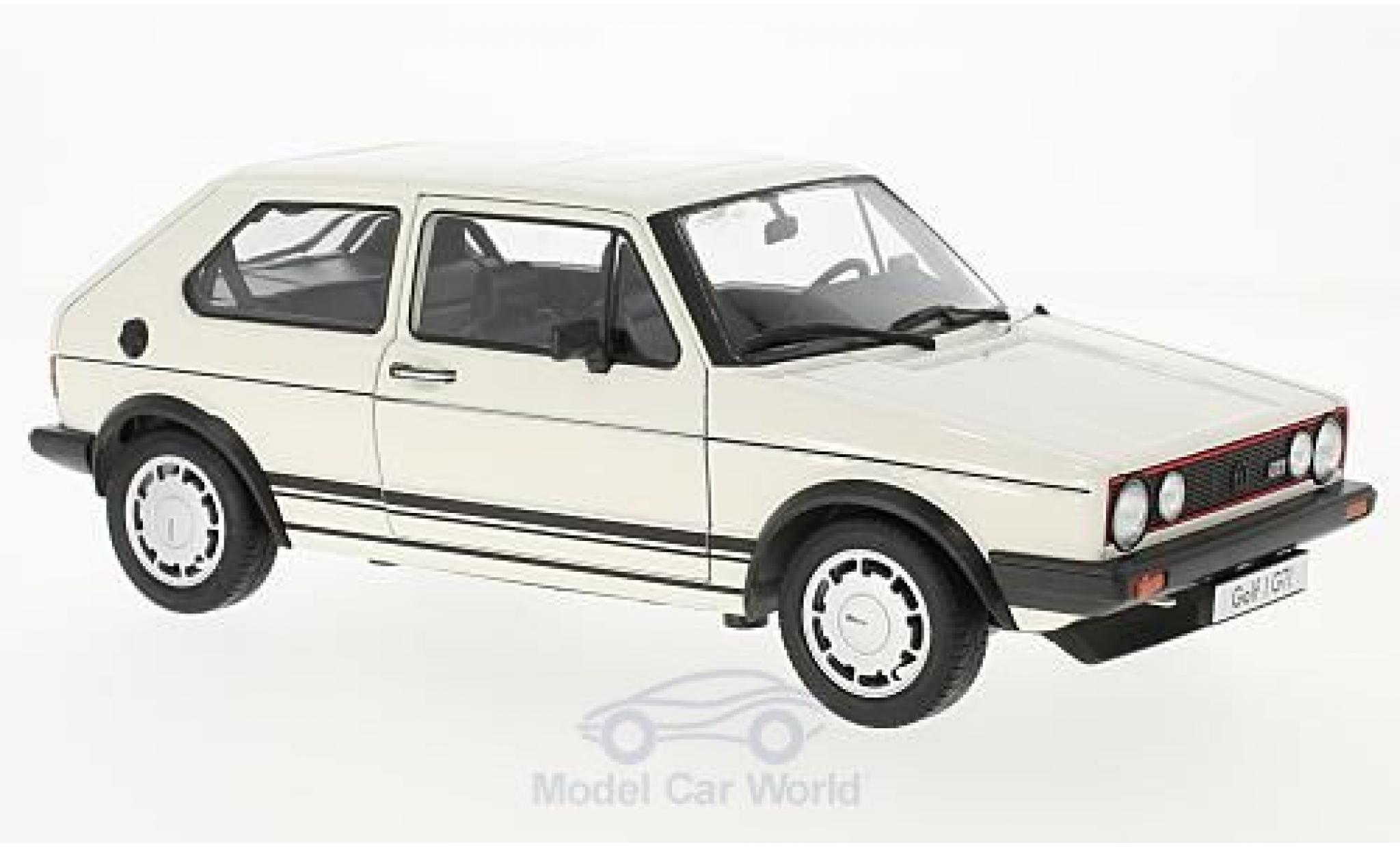 Volkswagen Golf V 1/18 Welly I GTI bianco 1982 modellino in miniatura