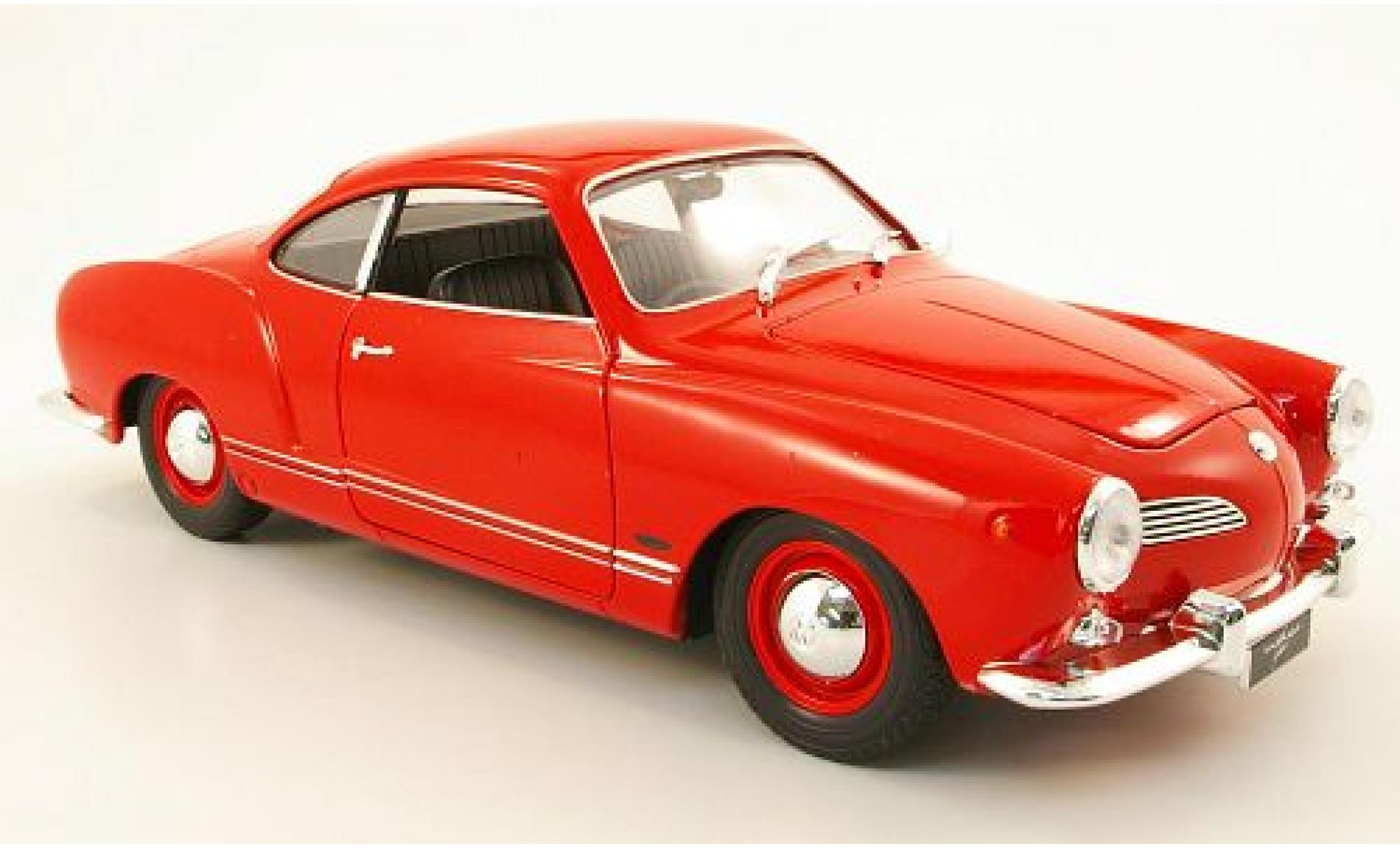 Volkswagen Karmann 1/18 Welly Ghia Coupé rot 1:18 modellino in miniatura