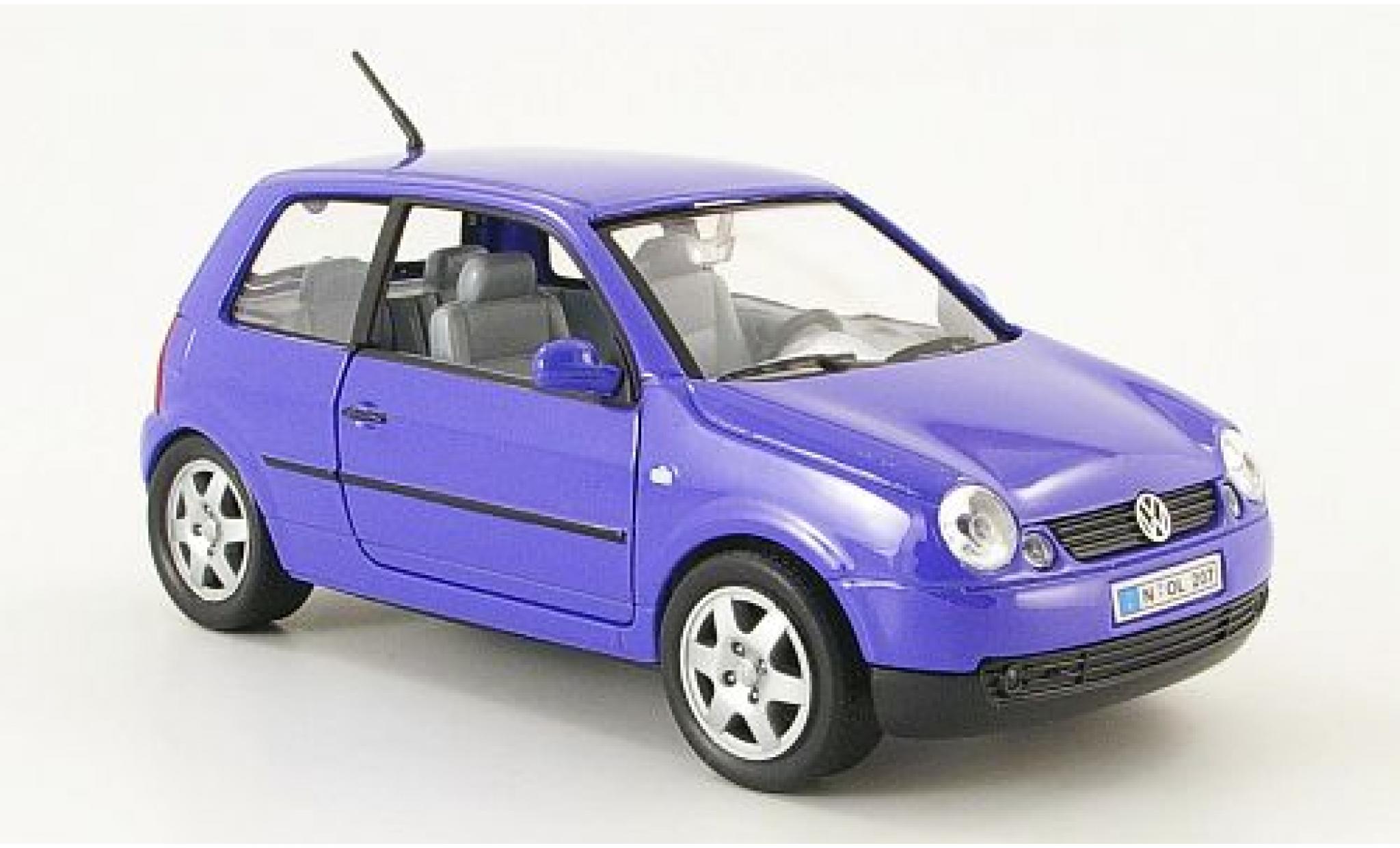 Volkswagen Lupo 1/24 Welly blau 1:24 modellino in miniatura